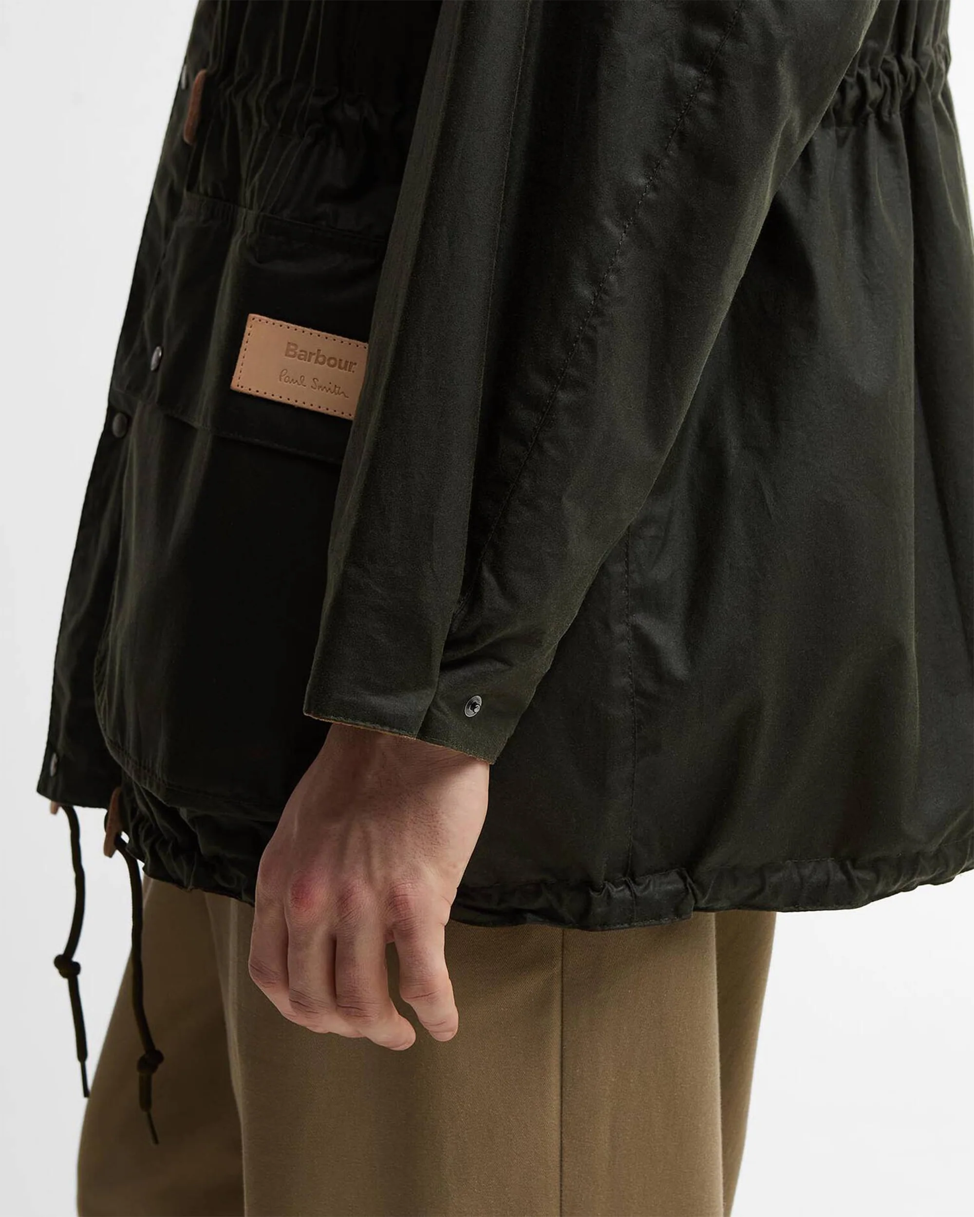 Barbour x Paul Smith Durham Wax Relaxed Herren-Regenjacke - Image 7