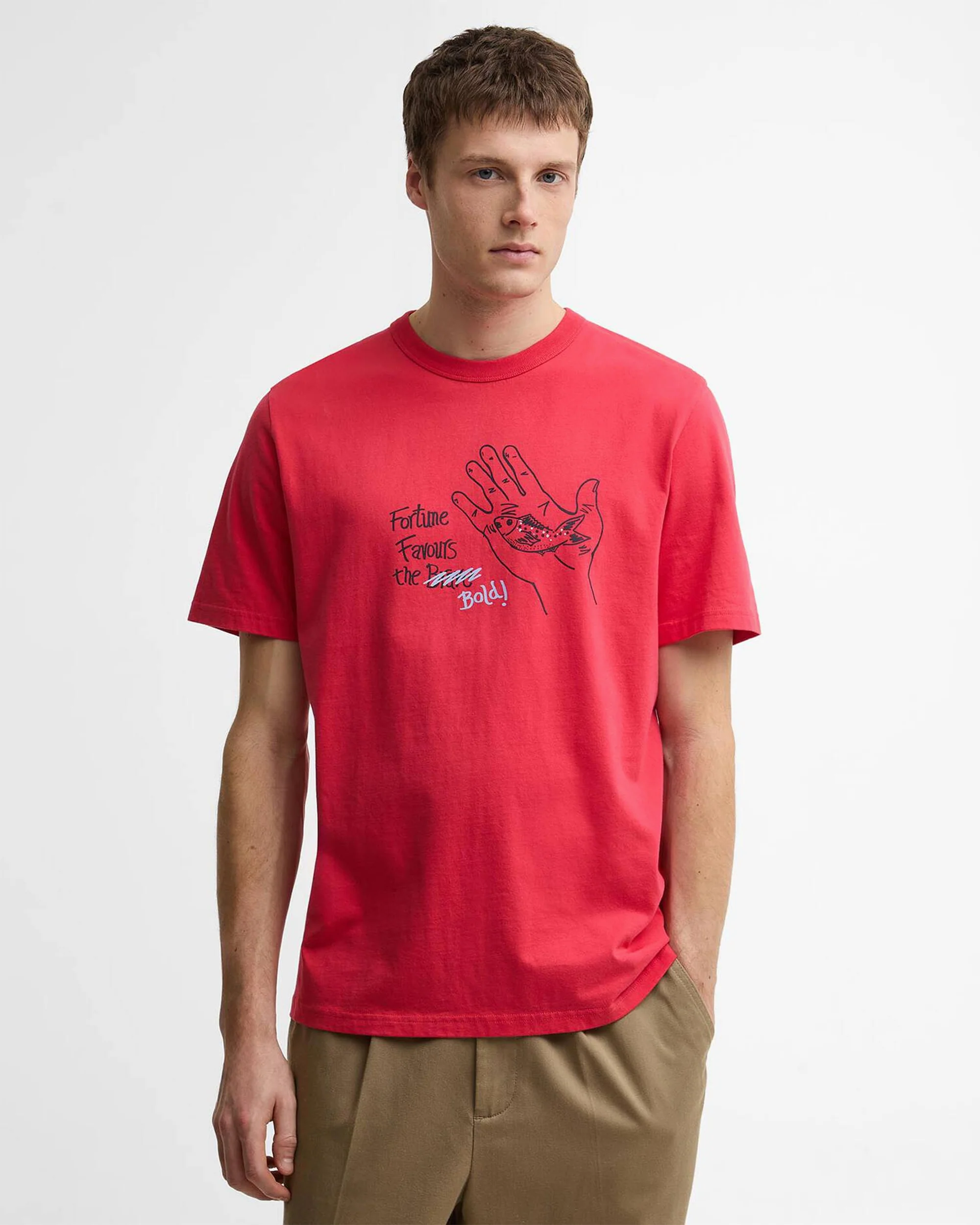 Barbour x Paul Smith Fortune Fish Herren-T-Shirt mit Grafik - Image 3