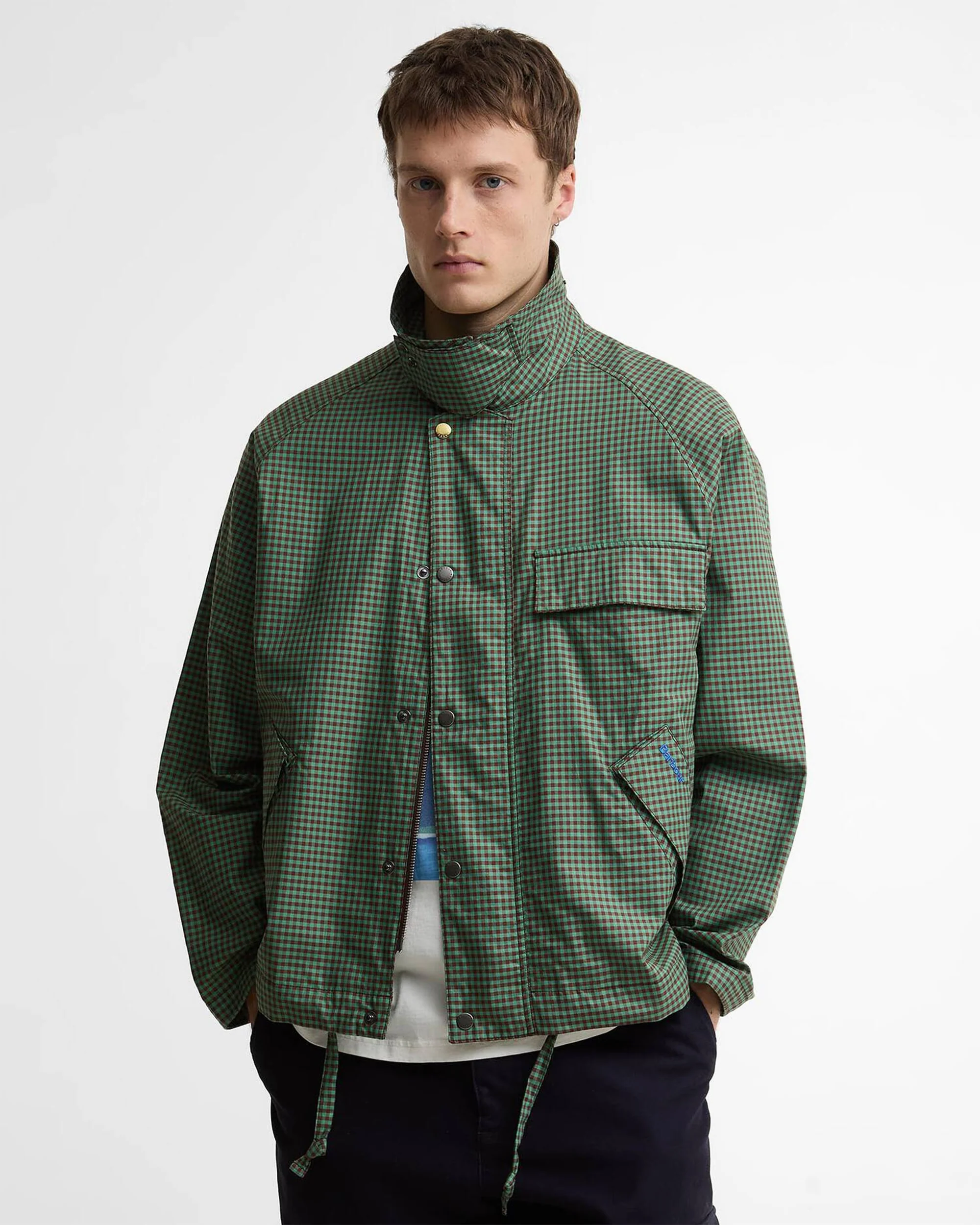 Barbour x Paul Smith Transport Oversize Herren-Leichte Jacke mit Karos - Image 3