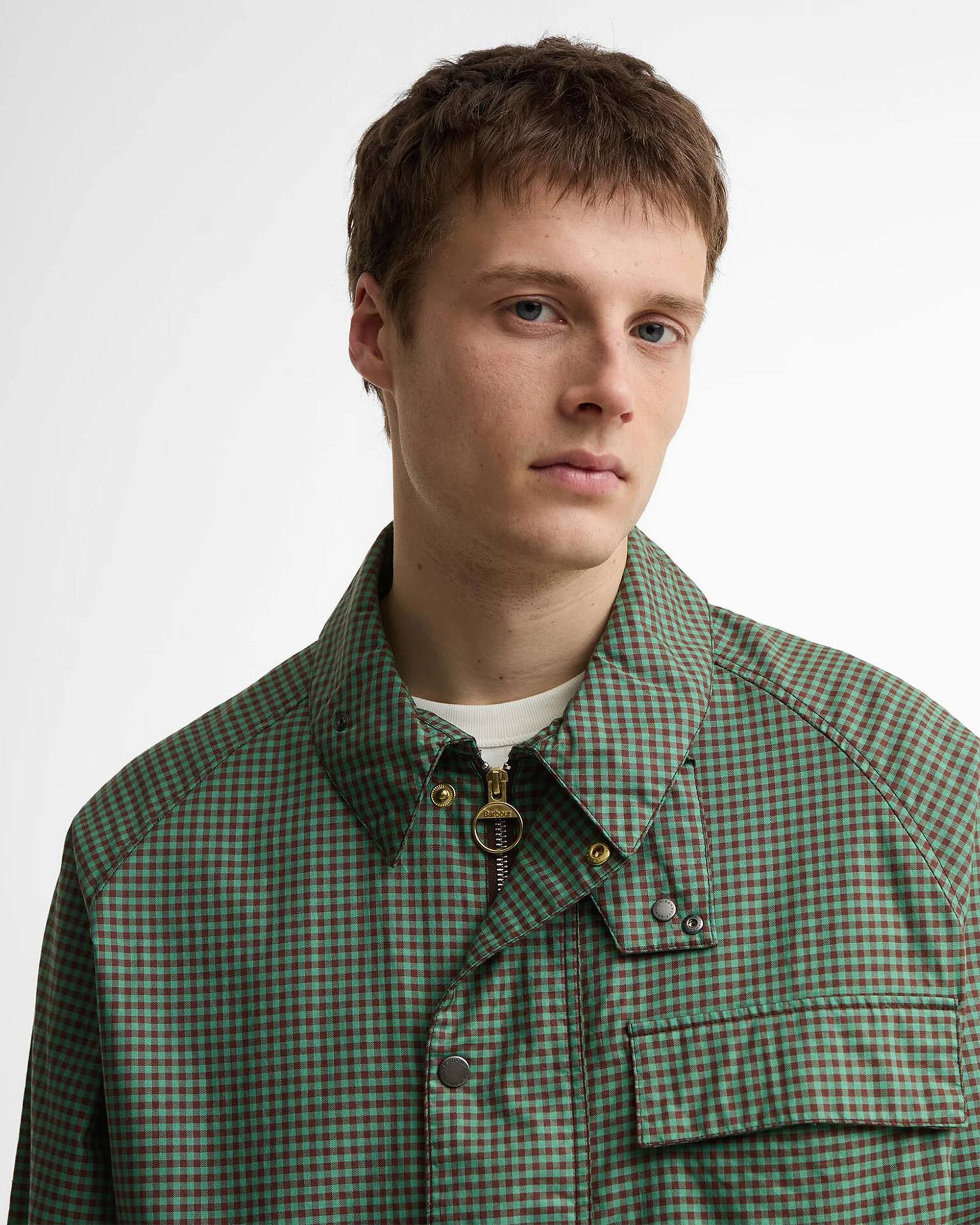 Barbour x Paul Smith Transport Oversize Herren-Leichte Jacke mit Karos - Image 4