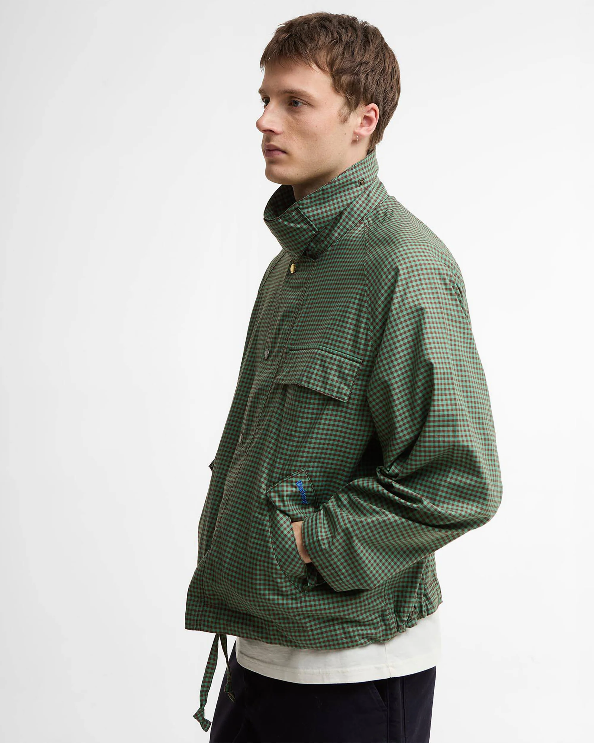 Barbour x Paul Smith Transport Oversize Herren-Leichte Jacke mit Karos - Image 5