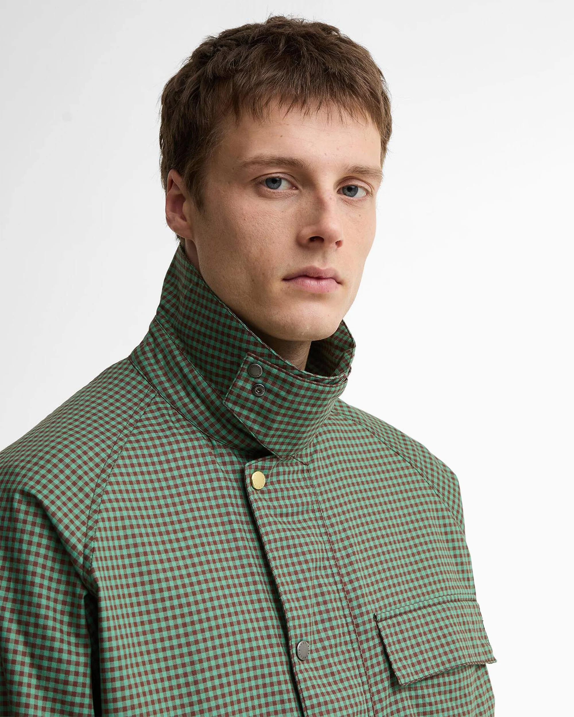 Barbour x Paul Smith Transport Oversize Herren-Leichte Jacke mit Karos - Image 7