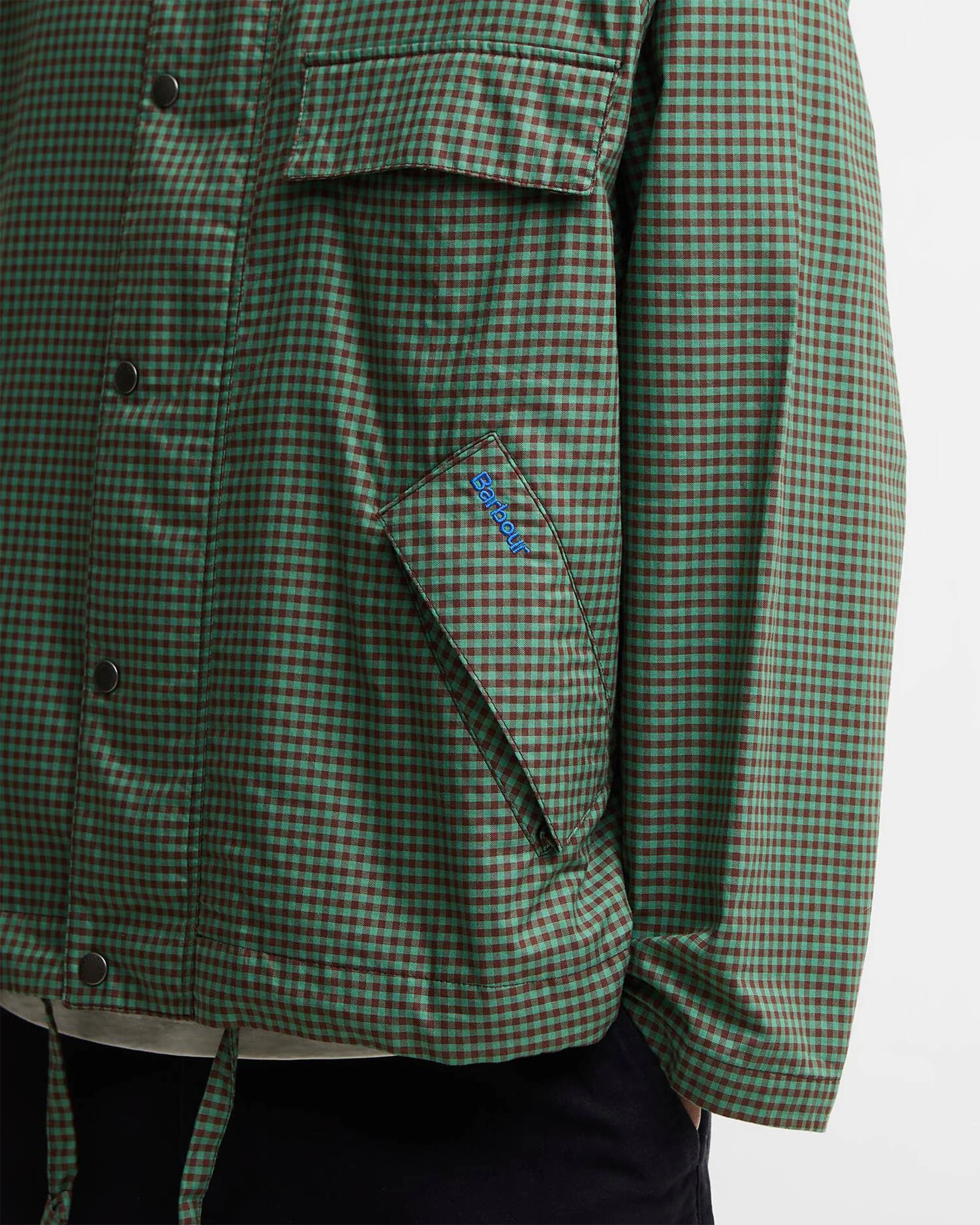 Barbour x Paul Smith Transport Oversize Herren-Leichte Jacke mit Karos - Image 8