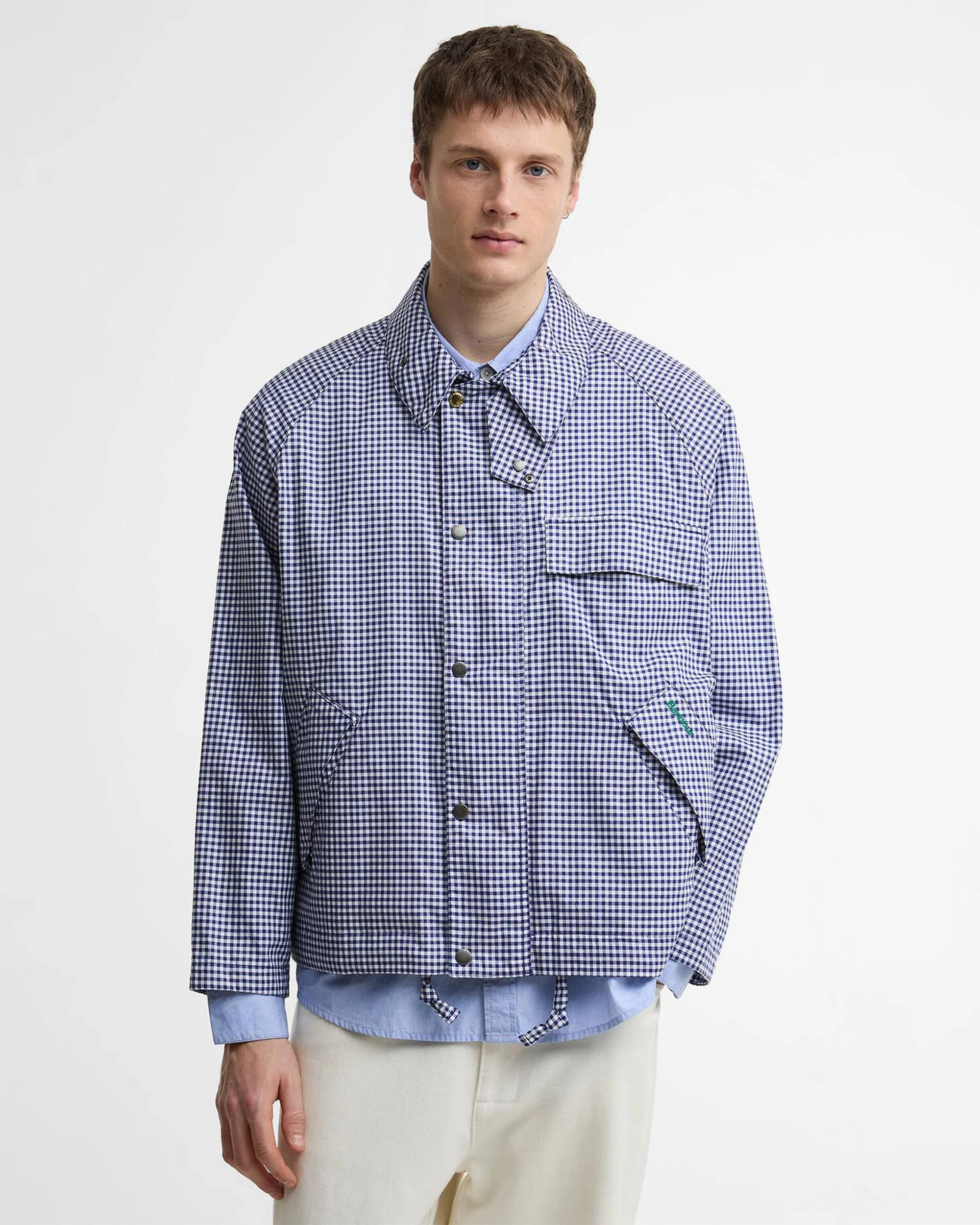 Barbour x Paul Smith Transport Oversize Herren-Leichte Jacke mit Karos - Image 3