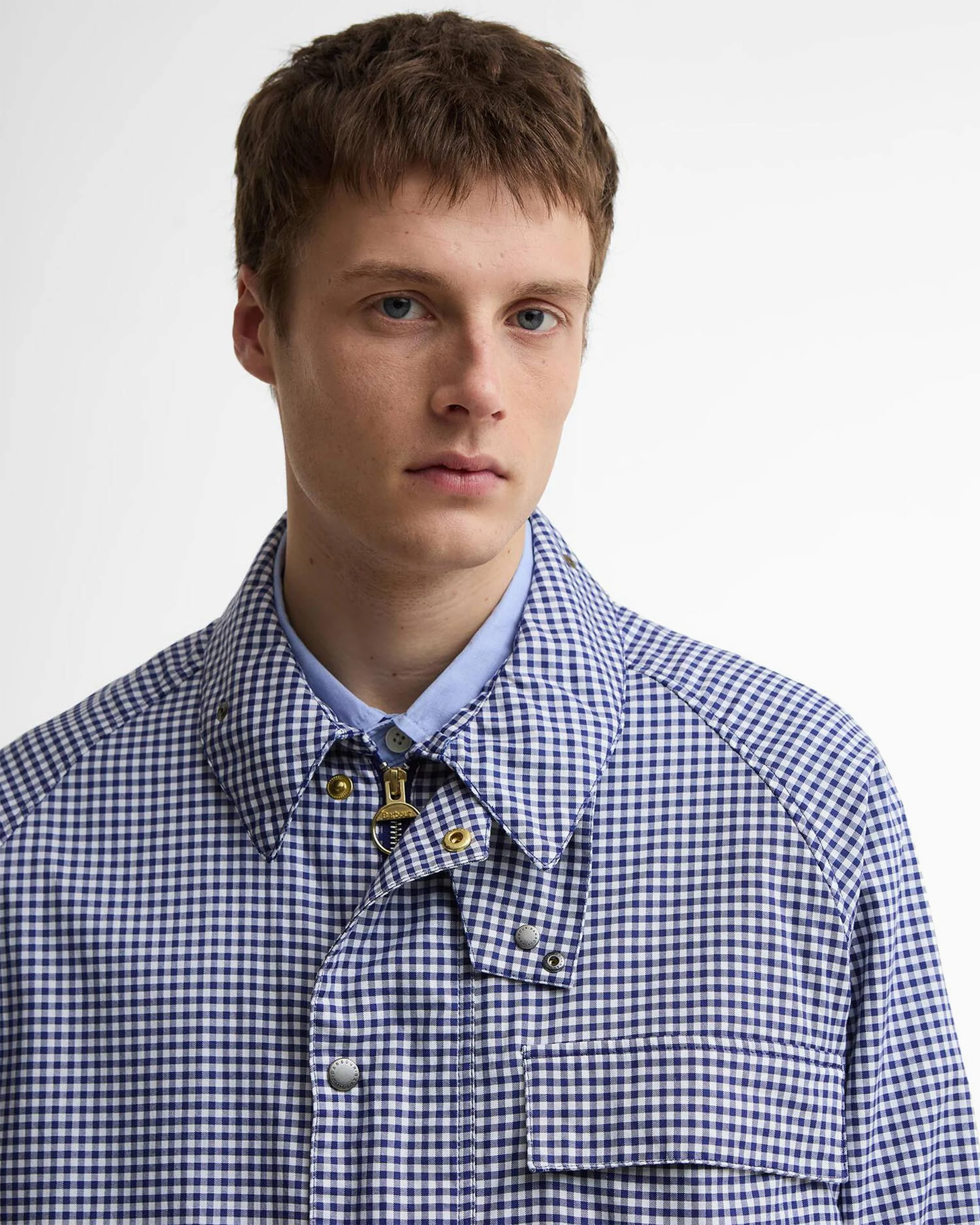 Barbour x Paul Smith Transport Oversize Herren-Leichte Jacke mit Karos - Image 7