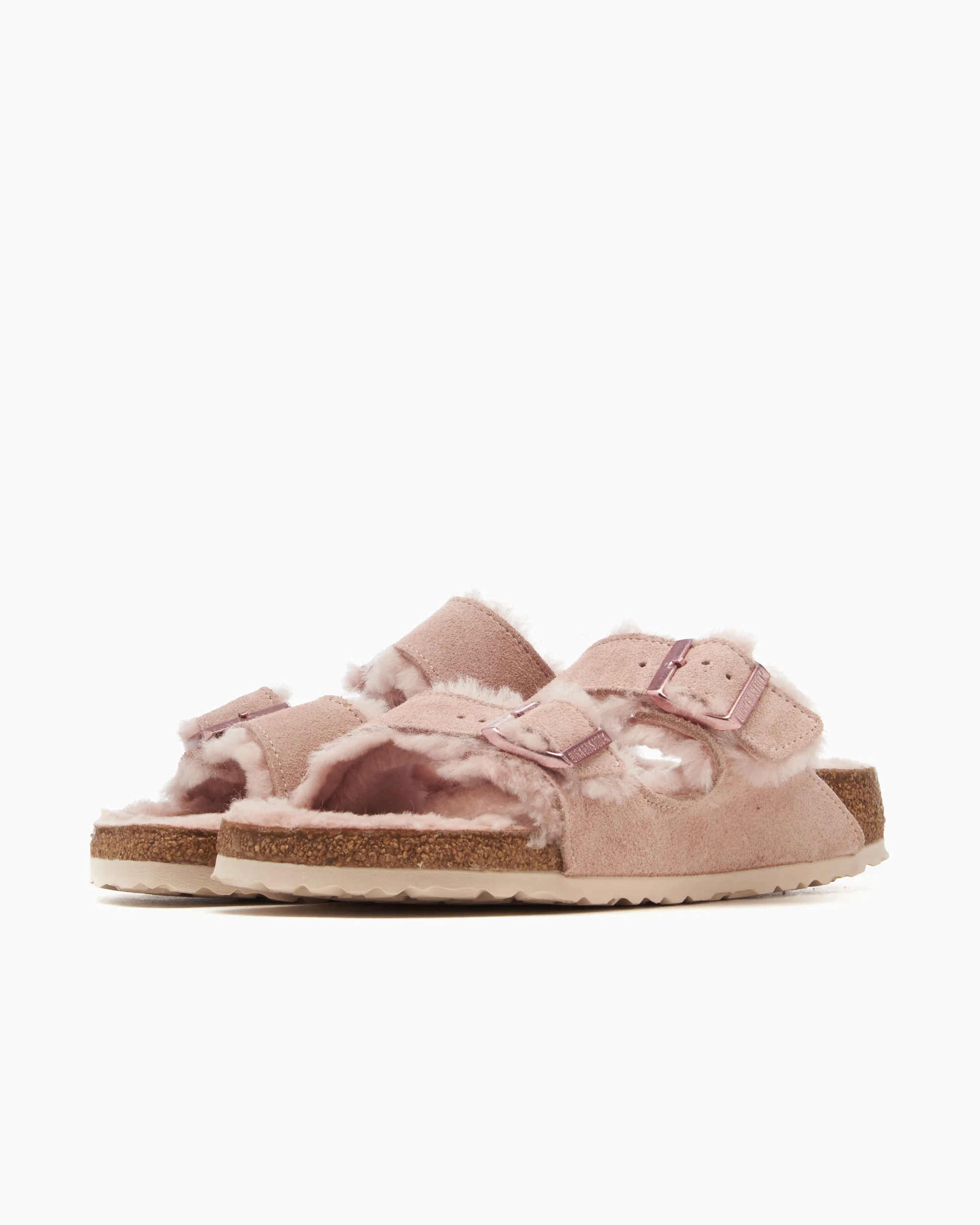 BIRKENSTOCK Women's Arizona Shearling Suede Leather Narrow - Image 5