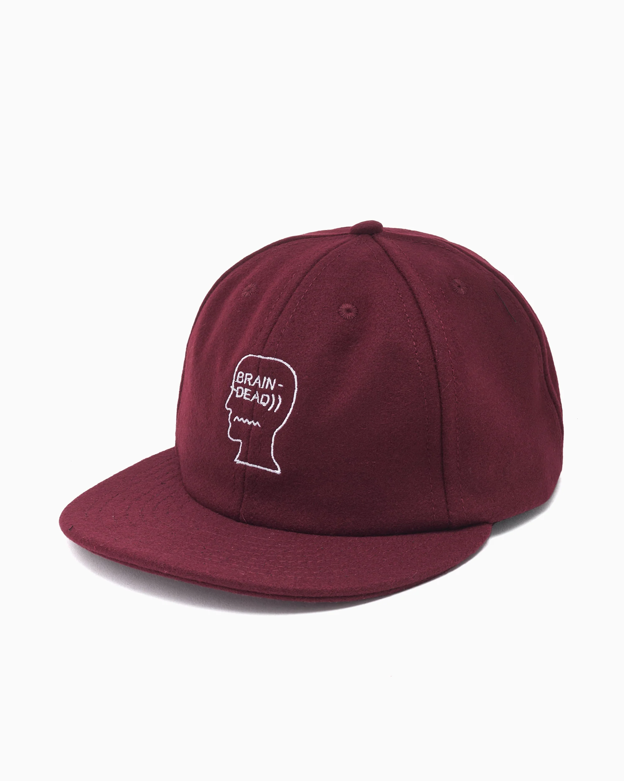 Brain Dead Flannel Logohead Unisex Cap