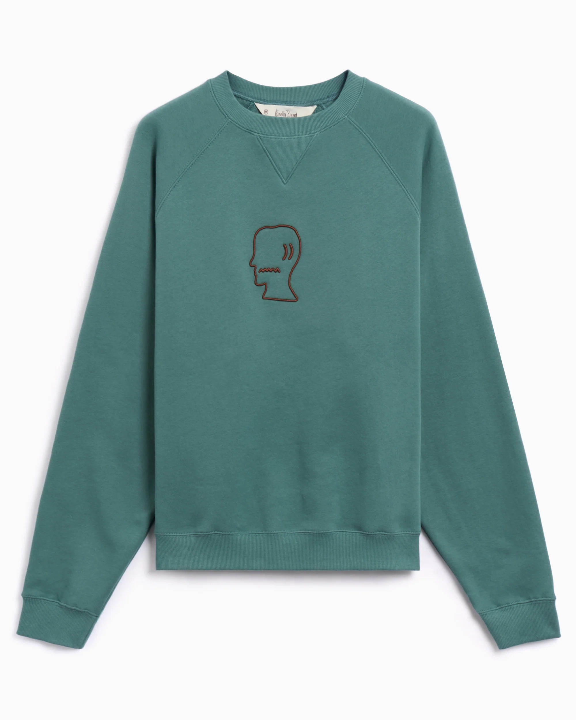 Brain Dead Head Raglan Herren-Sweatshirt mit Logo