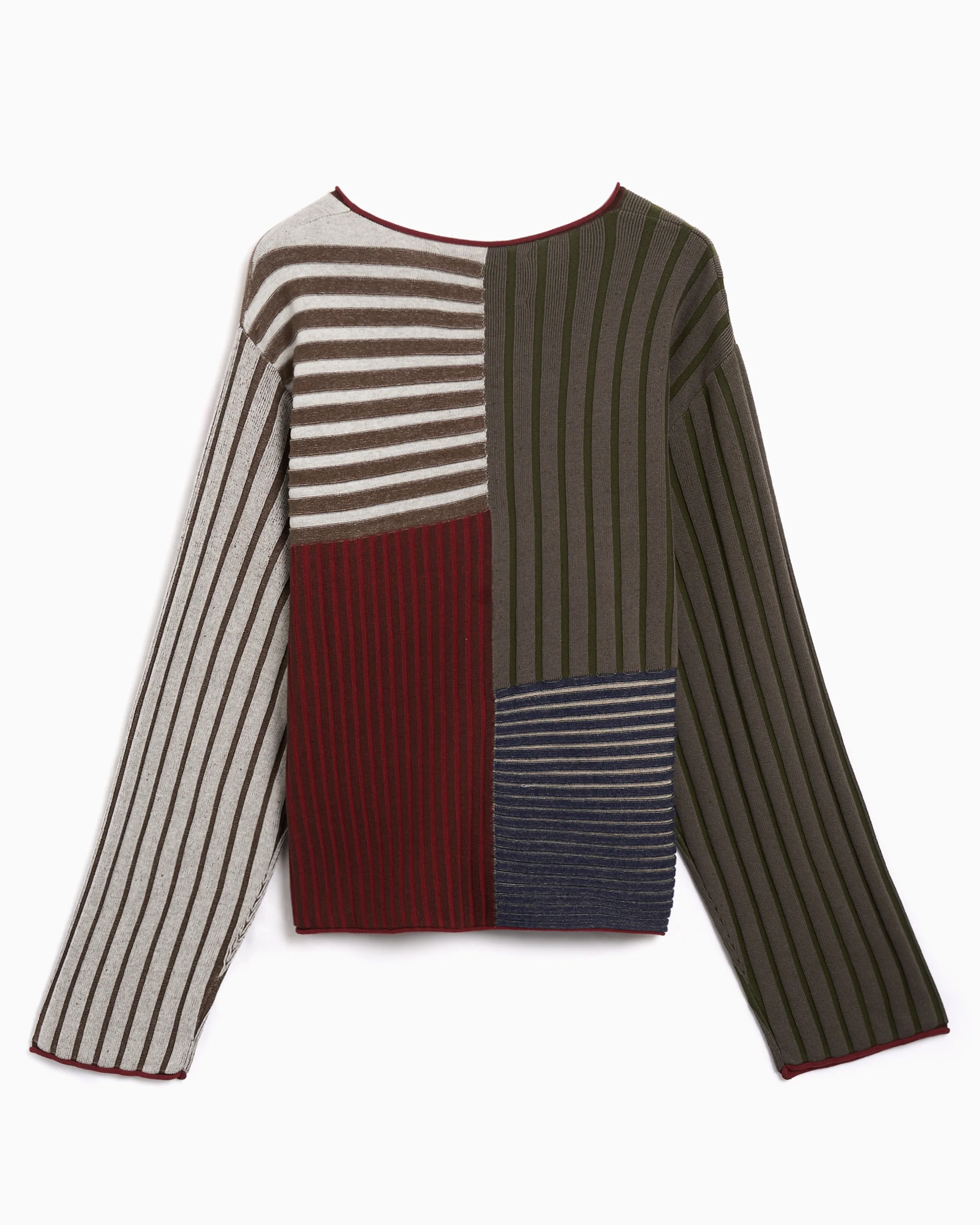 Brain Dead Mixed Boxy Herren-Pullover mit Streifen - Image 3