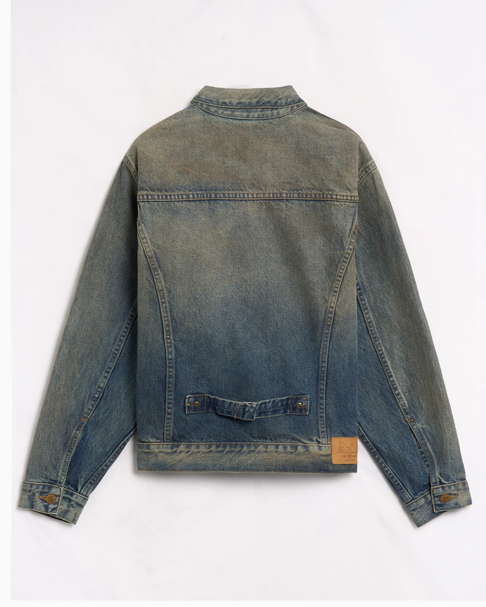 Brain Dead Trucker Boxy Herren-Denimjacke - Image 3