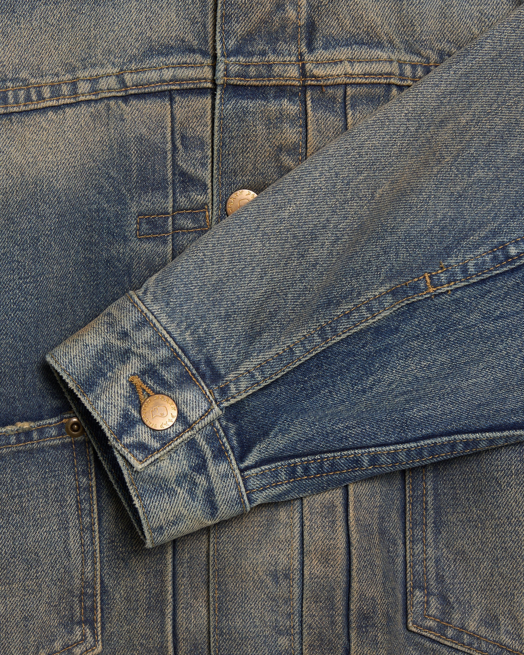 Brain Dead Trucker Boxy Herren-Denimjacke - Image 4