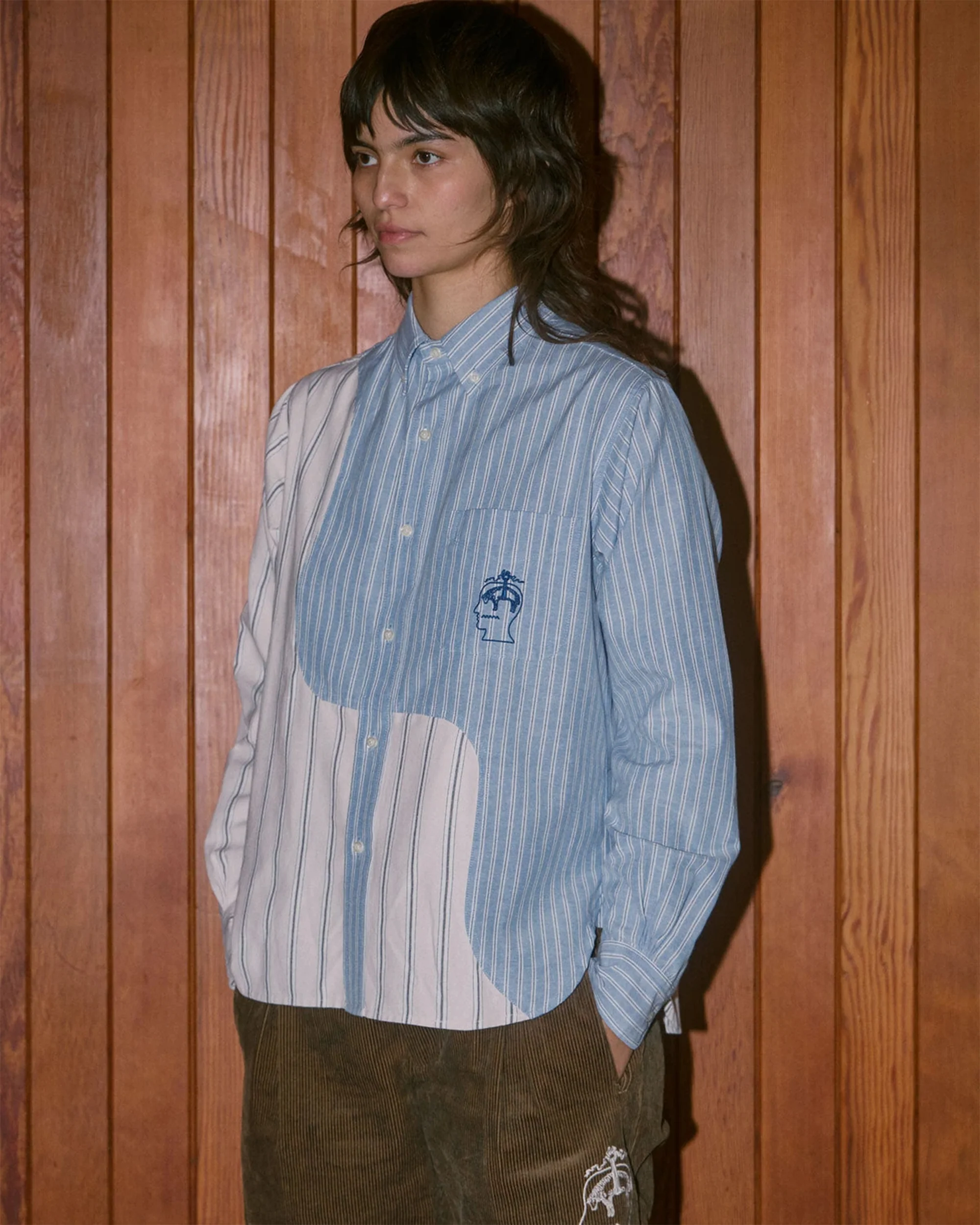 Brain Dead x Brooks Brothers California Herren-Hemd mit Streifen - Image 3