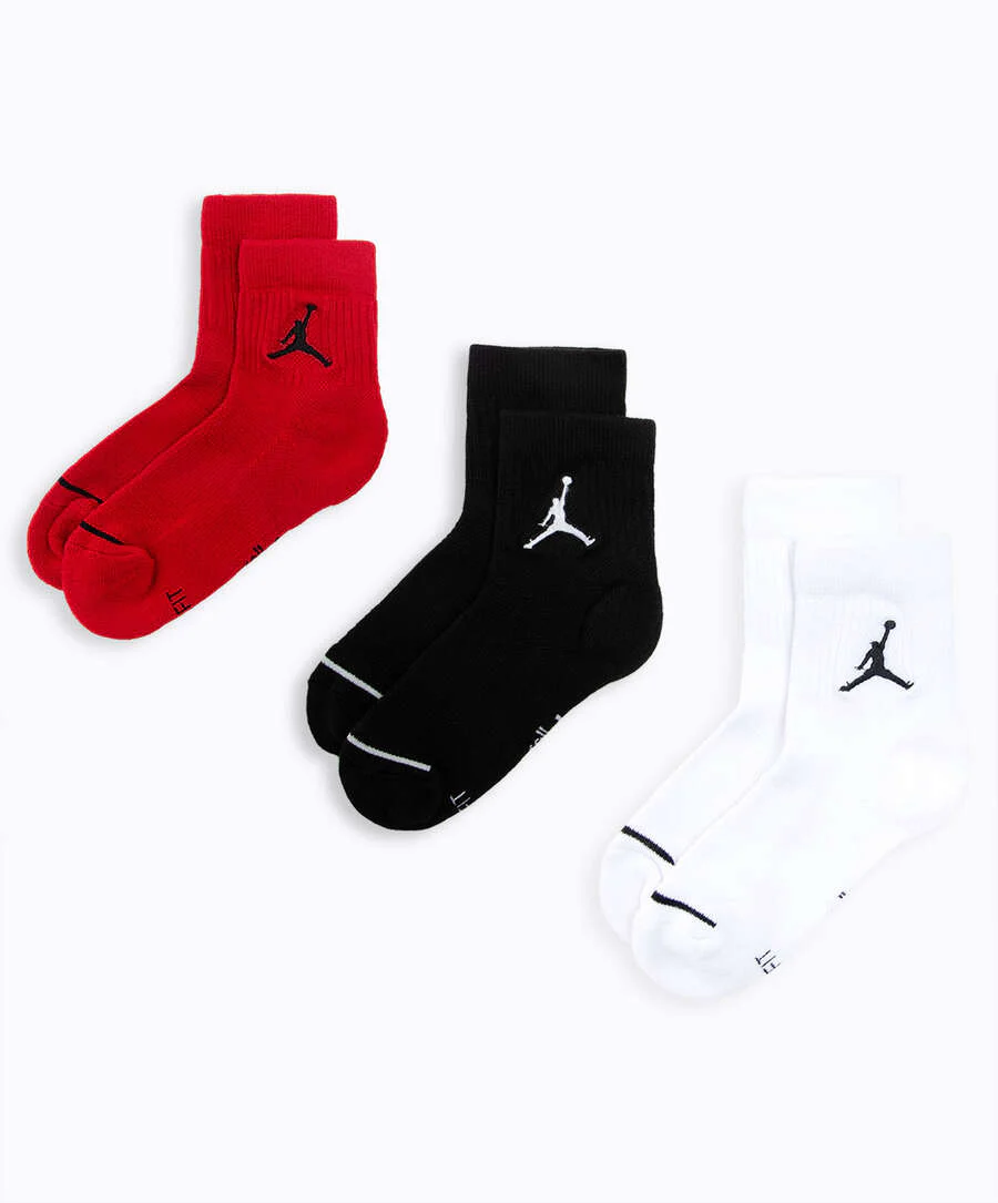 Jordan High-Intensity Quarter (Pack de 3) Unisex Socken