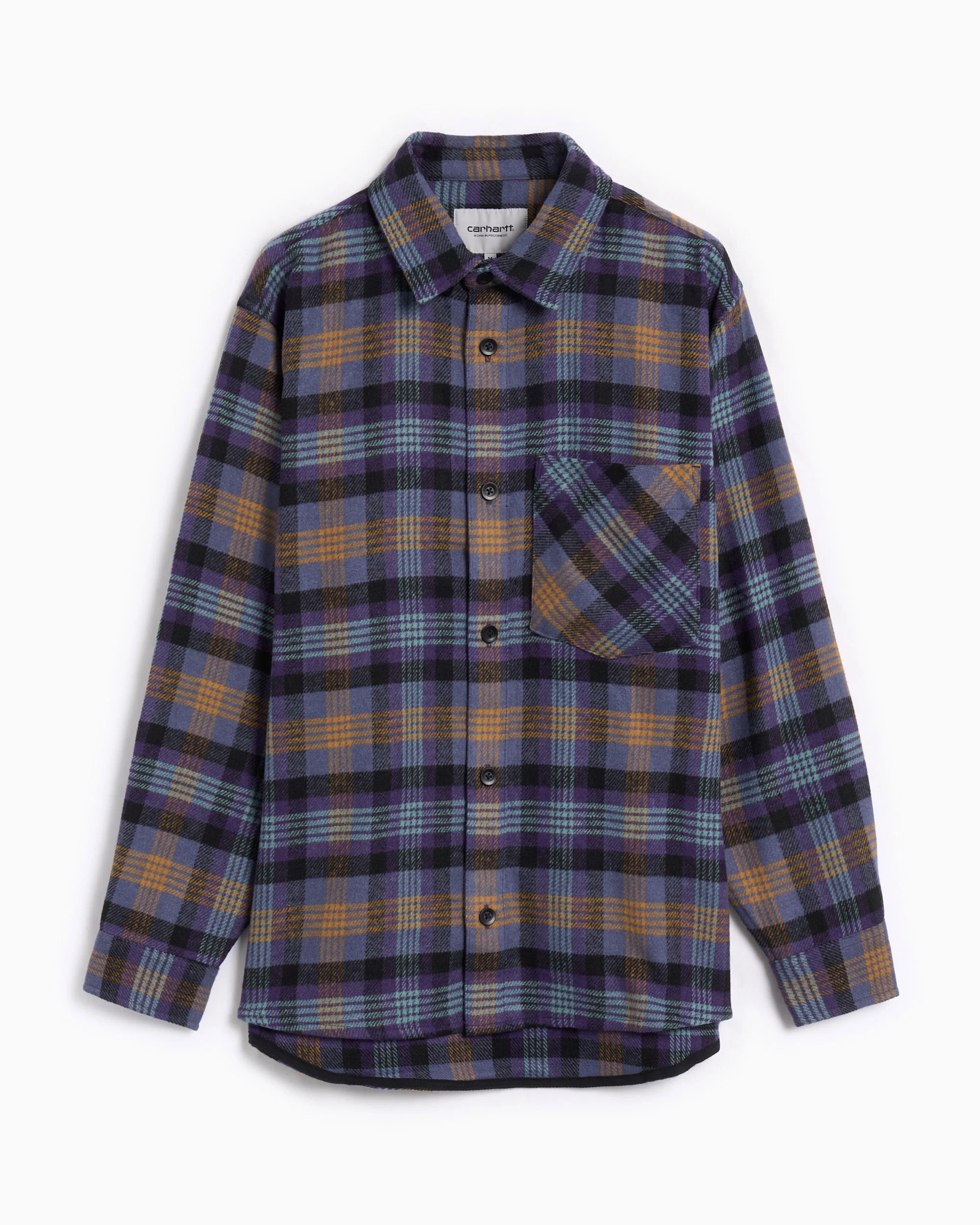 Carhartt WIP Dern Long Sleeve Relaxed Herren-Hemd mit Karos