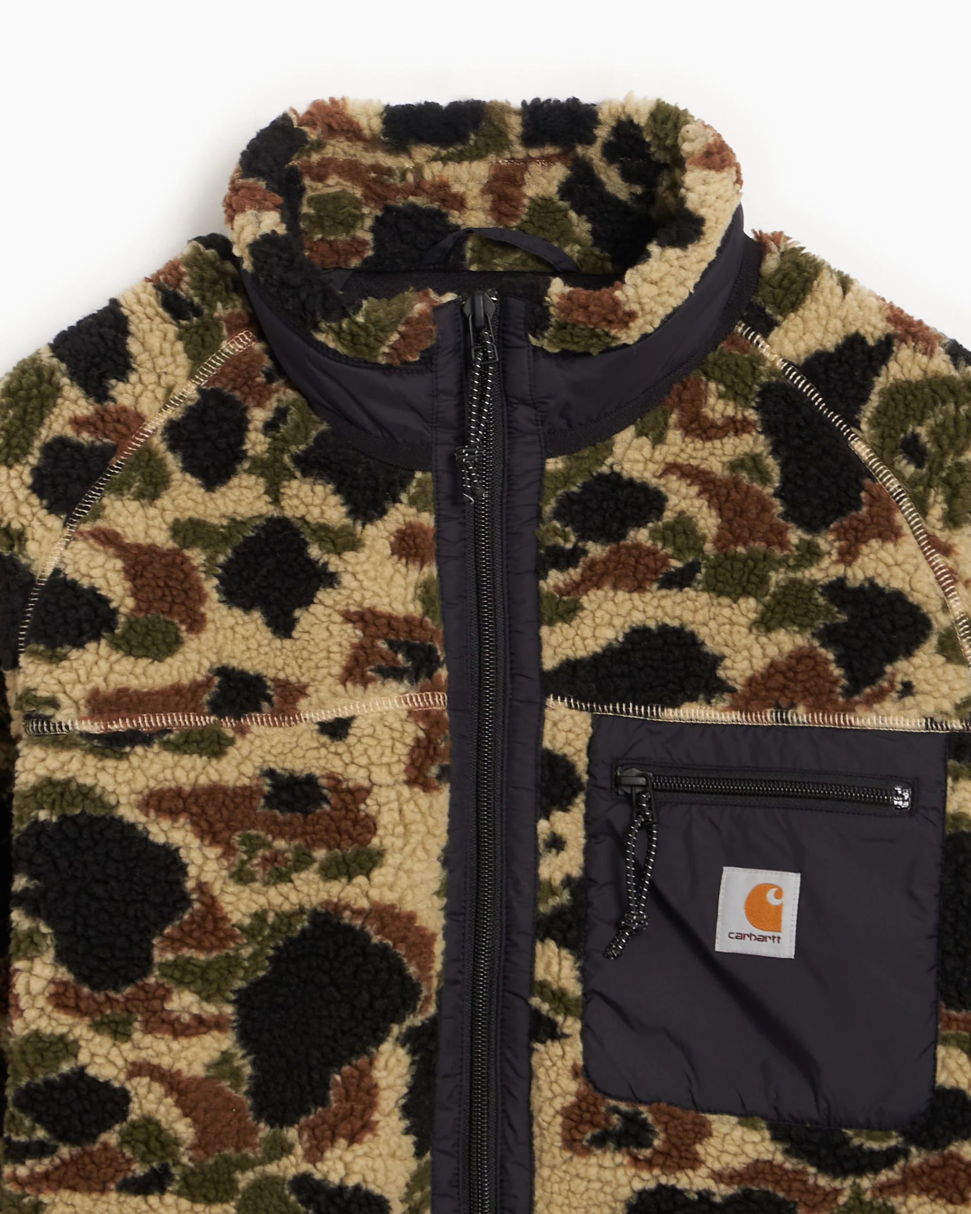 Carhartt WIP Prentis Liner Duck Camo Unisex Fleecejacke - Image 2