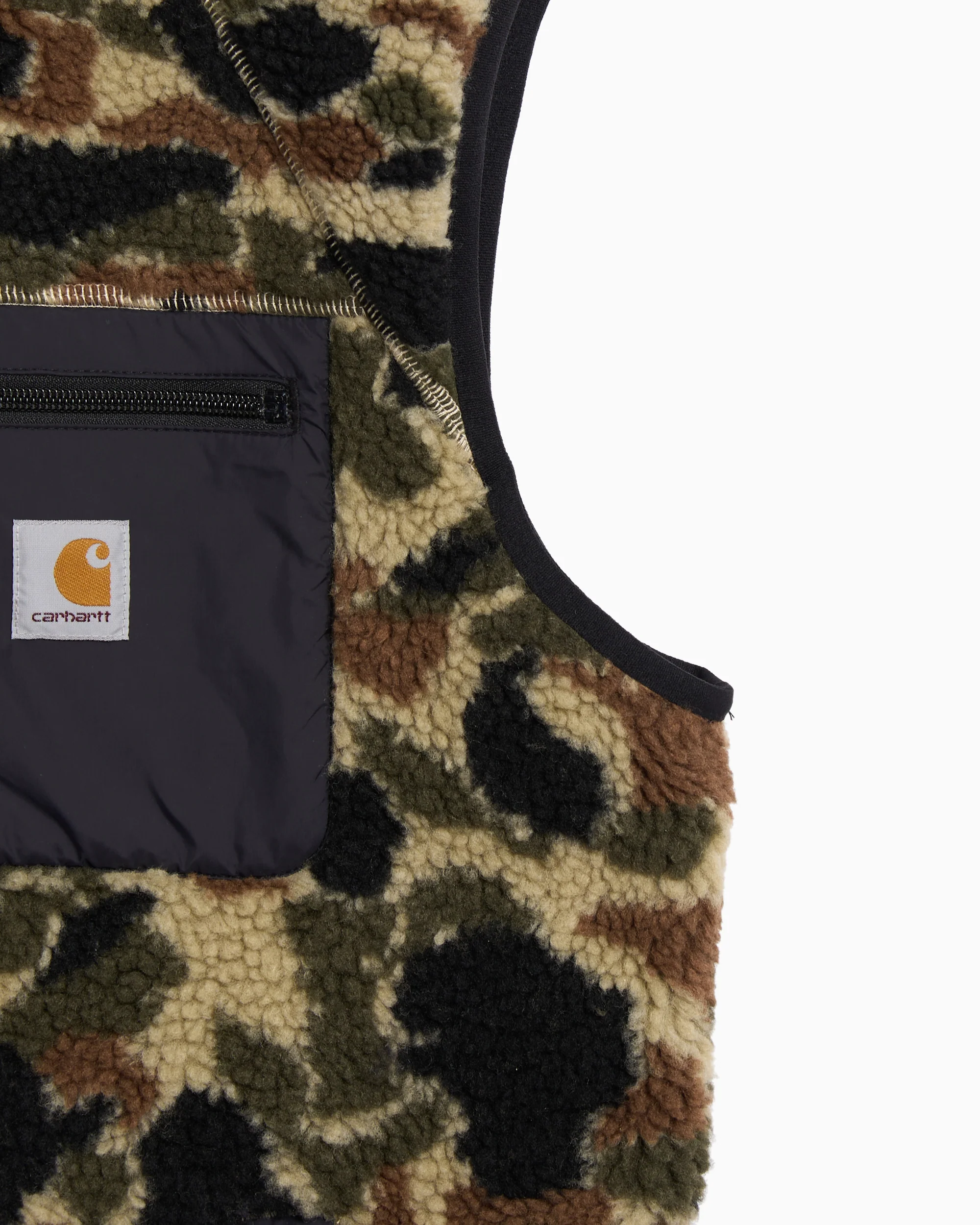 Carhartt WIP Prentis Liner Duck Camo Unisex Weste - Image 4