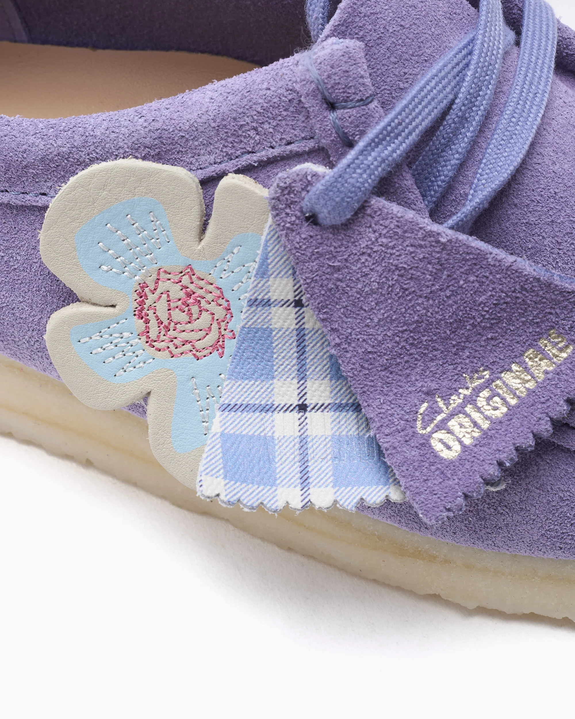 Clarks Wallabee Purple Interest Damen-Schuhe - Image 8