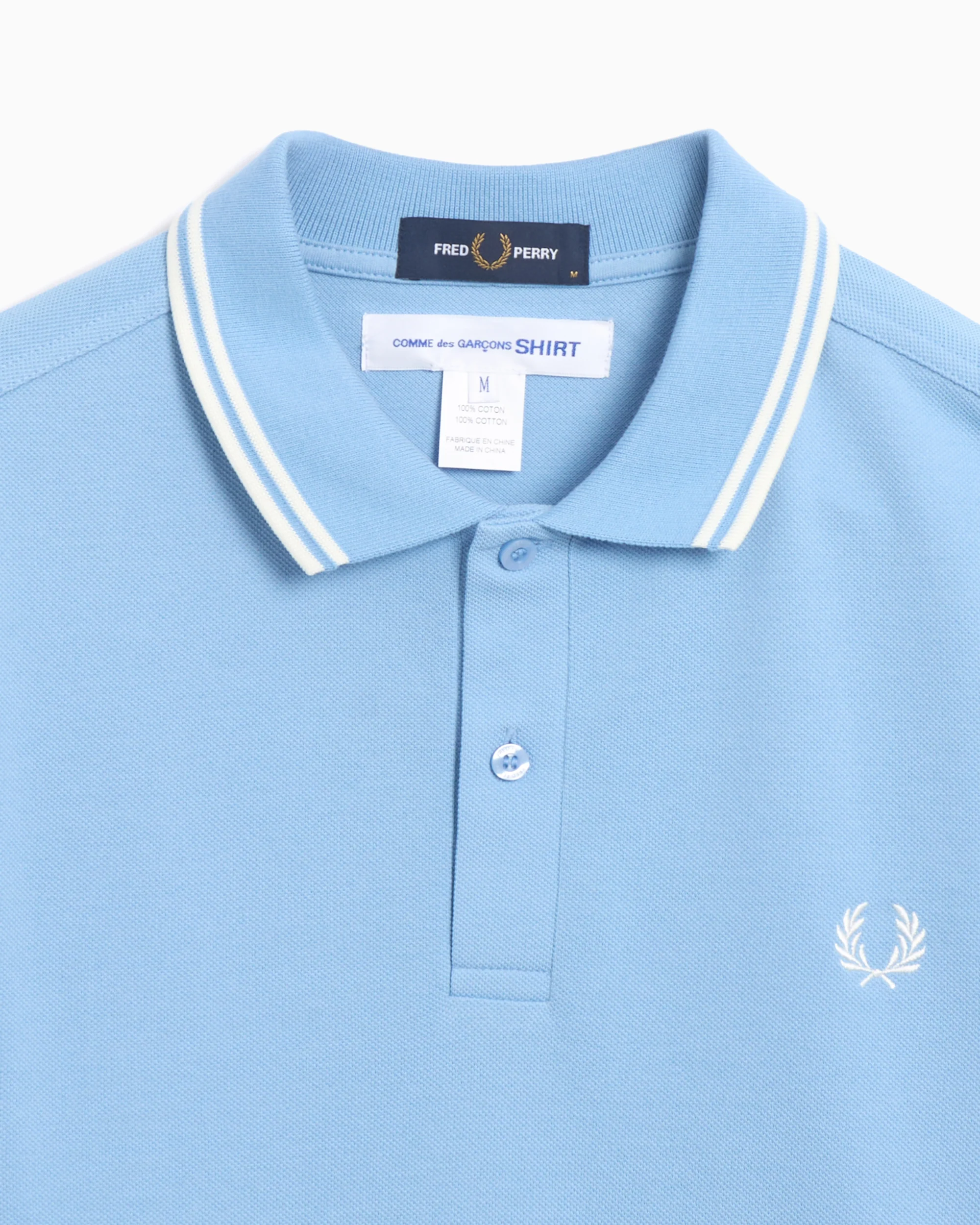Comme Des Garçons Shirt x Fred Perry Strong Will Herren-Poloshirt - Image 2