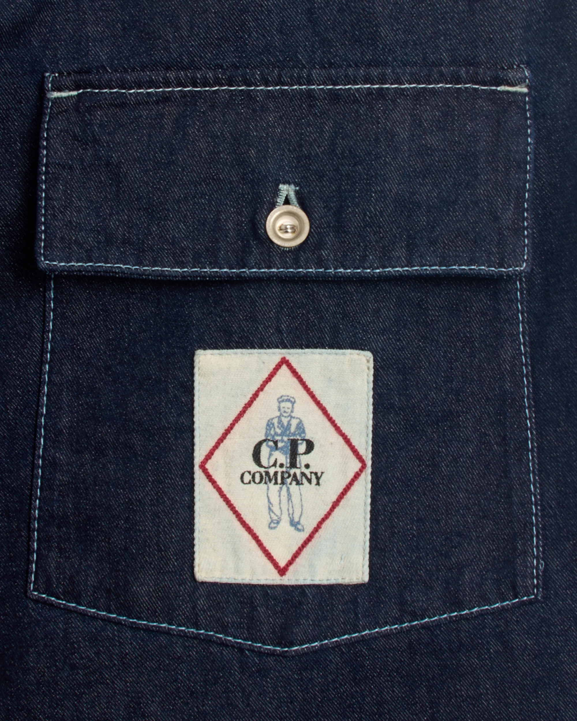 CP Company Men's Logo Patch Denim Shorts Herren-Shorts - Image 5