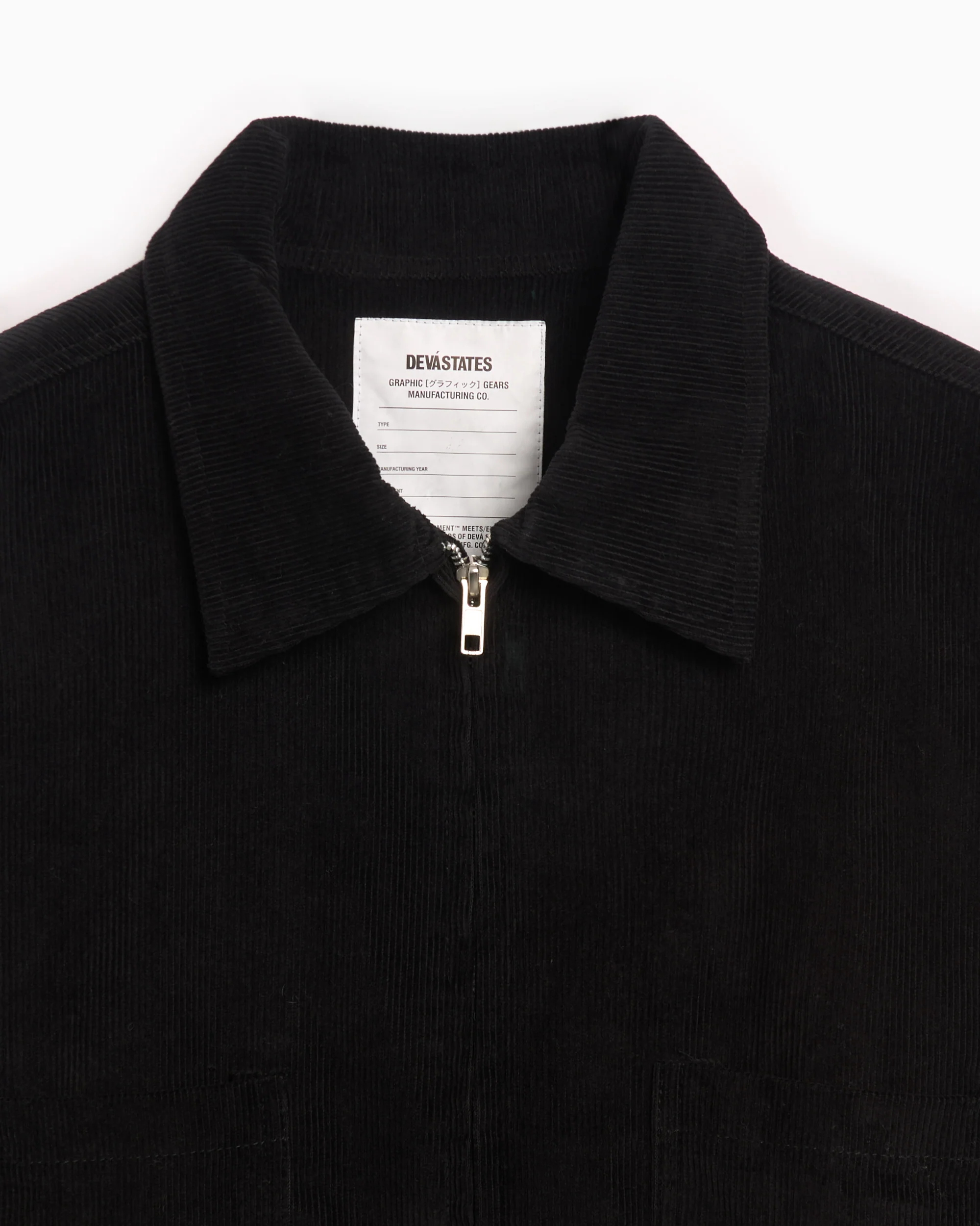 DEVÁ STATES Circuit Men's Zip-Up Corduroy Jacket Herren-Leichte Jacke - Image 2