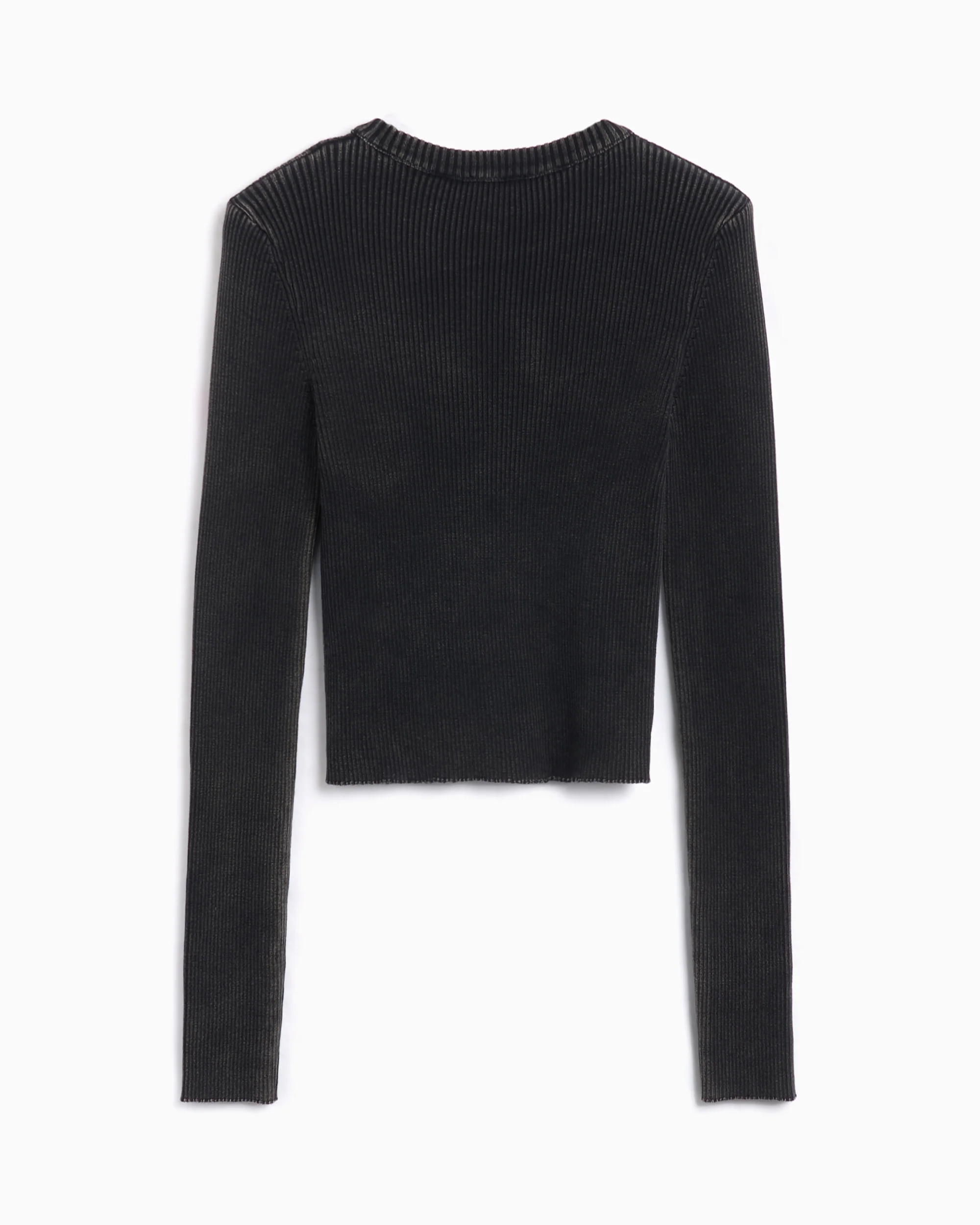 Diesel M-Anchor-A Women's Long Sleeve Knit T-Shirt Slim Damen-T-Shirt - Image 3