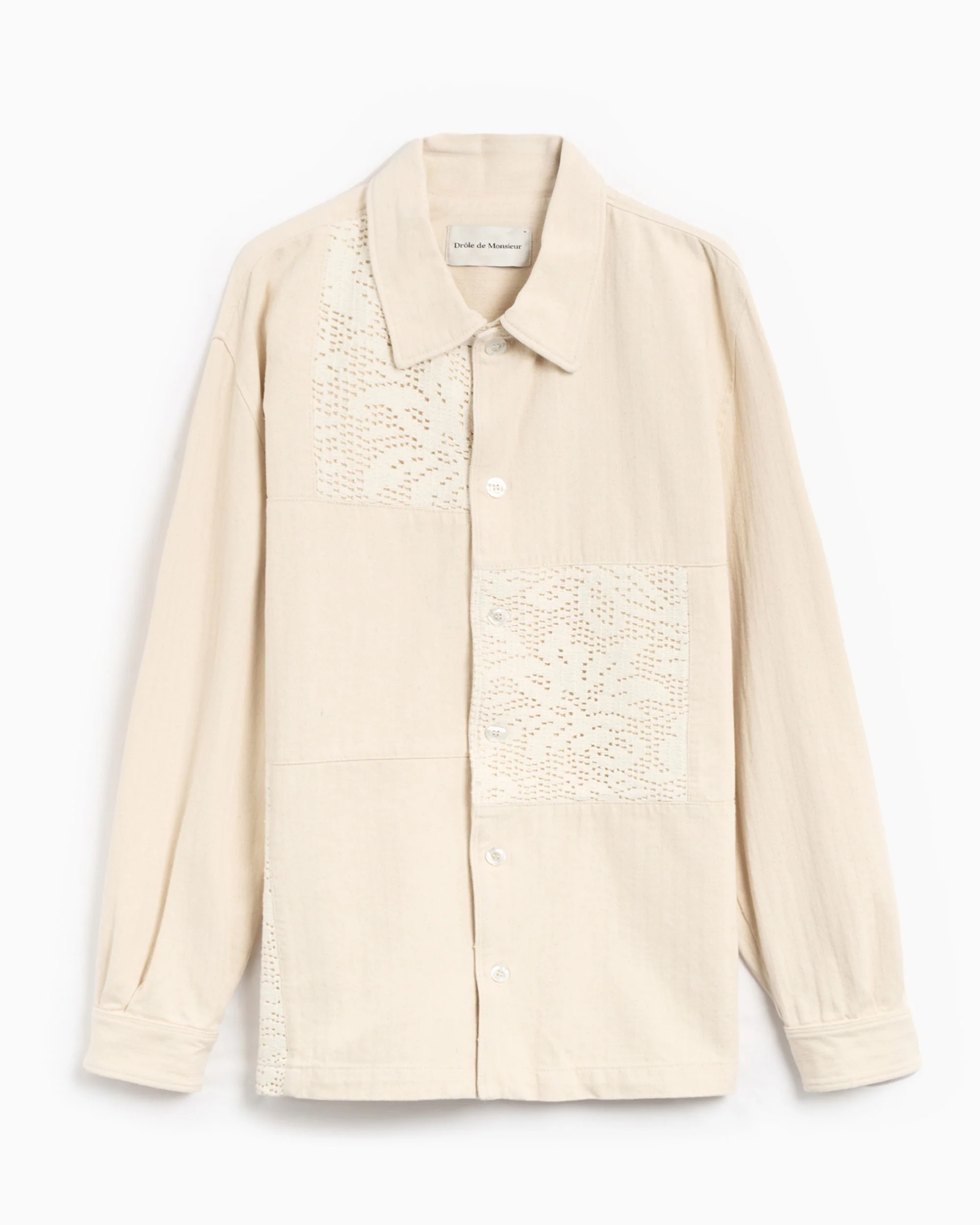 Drôle de Monsieur Patchwork Men's Shirt Herren-Hemd