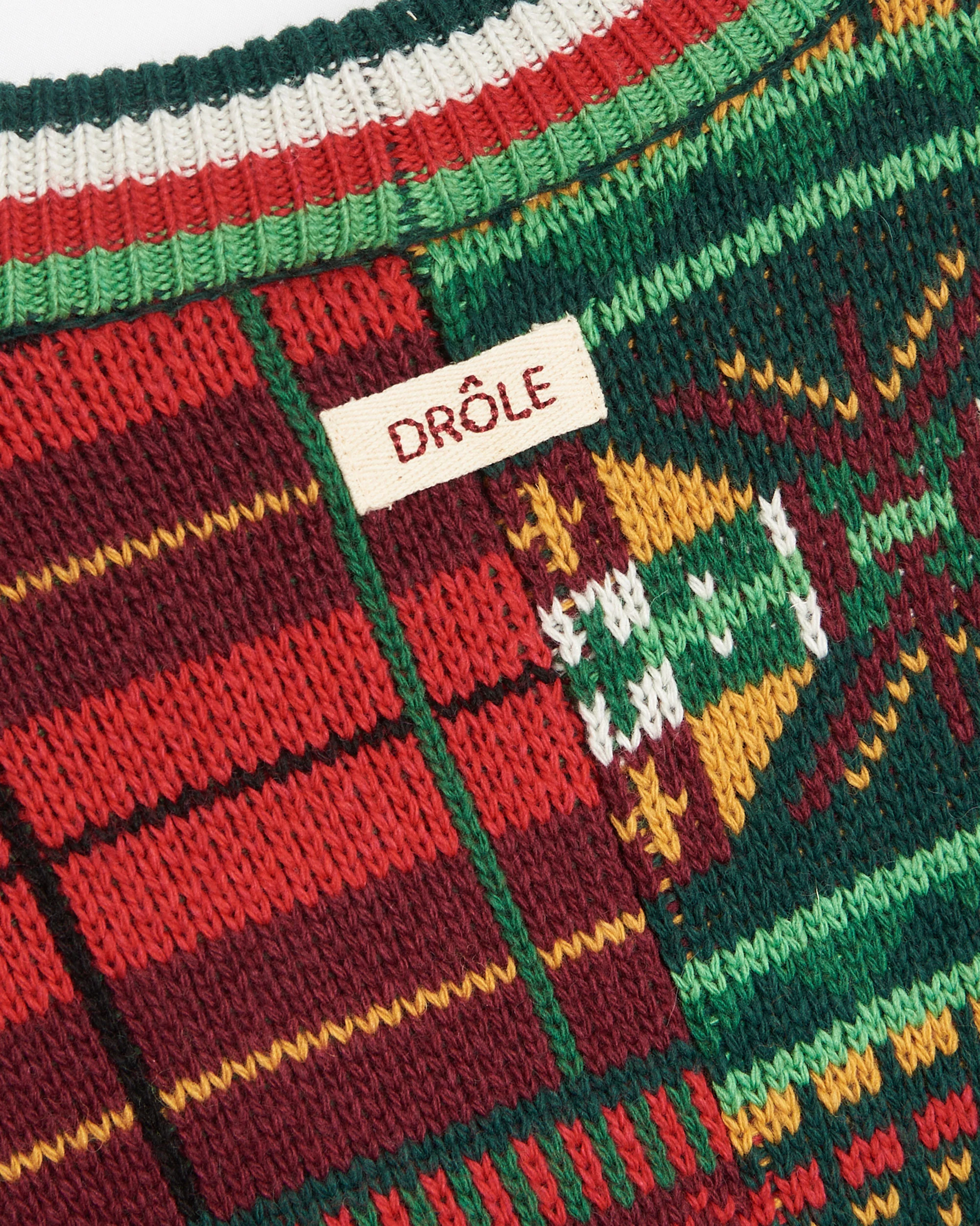 Drôle de Monsieur Santa Men's Cardigan Herren-Cardigan - Image 4