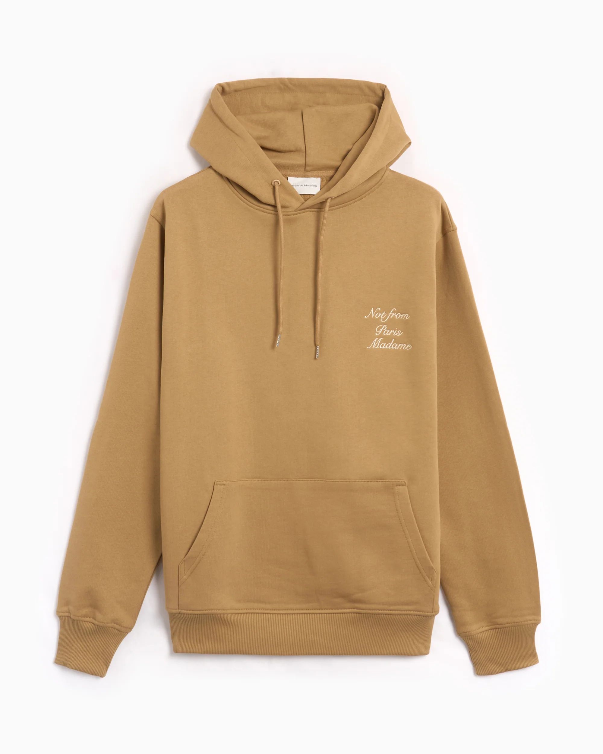 Drôle de Monsieur Slogan Calligraphy Men's Hoodie Herren-Hoodie