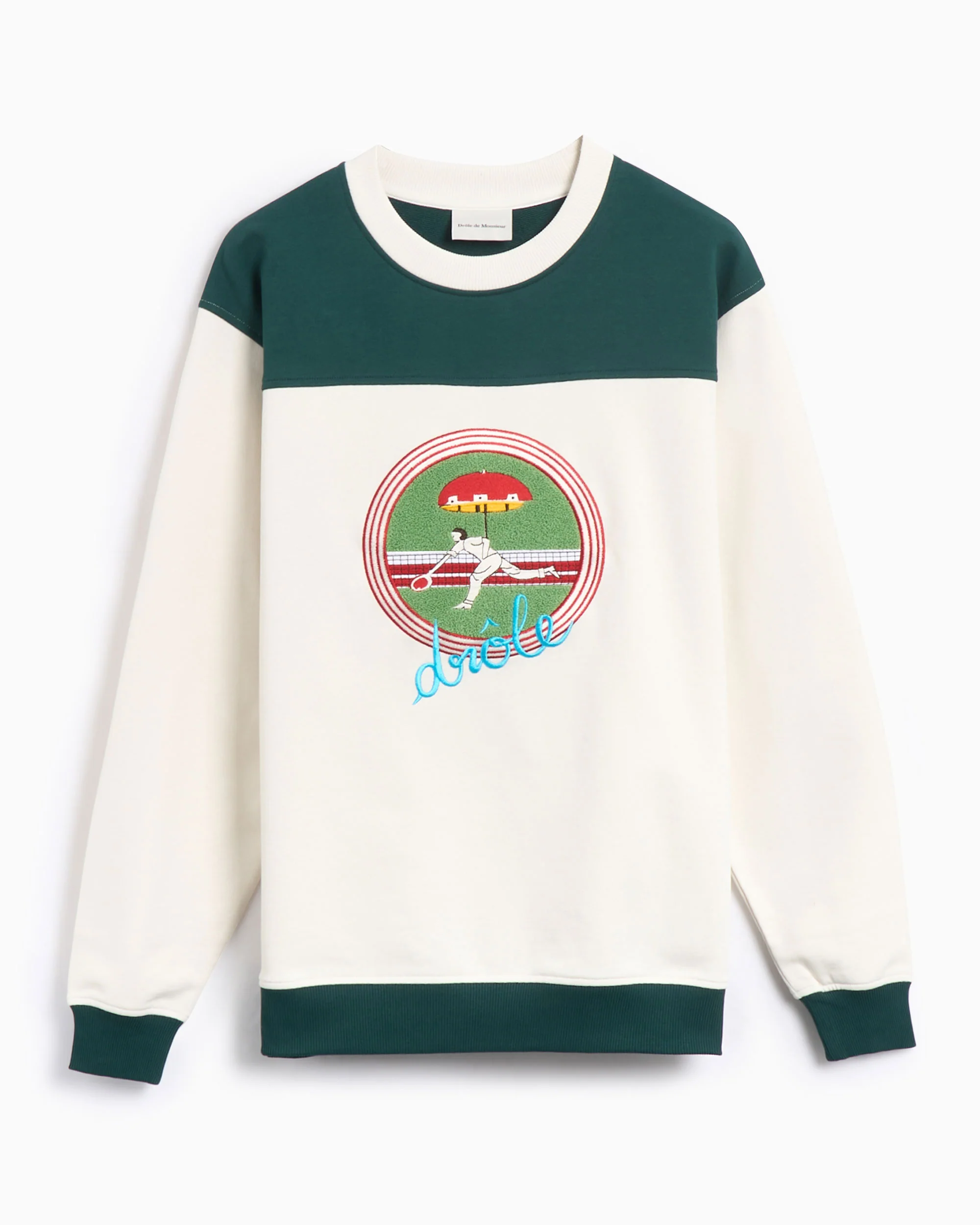 Drôle de Monsieur Tennis Men's Sweatshirt Relaxed Herren-Sweatshirt