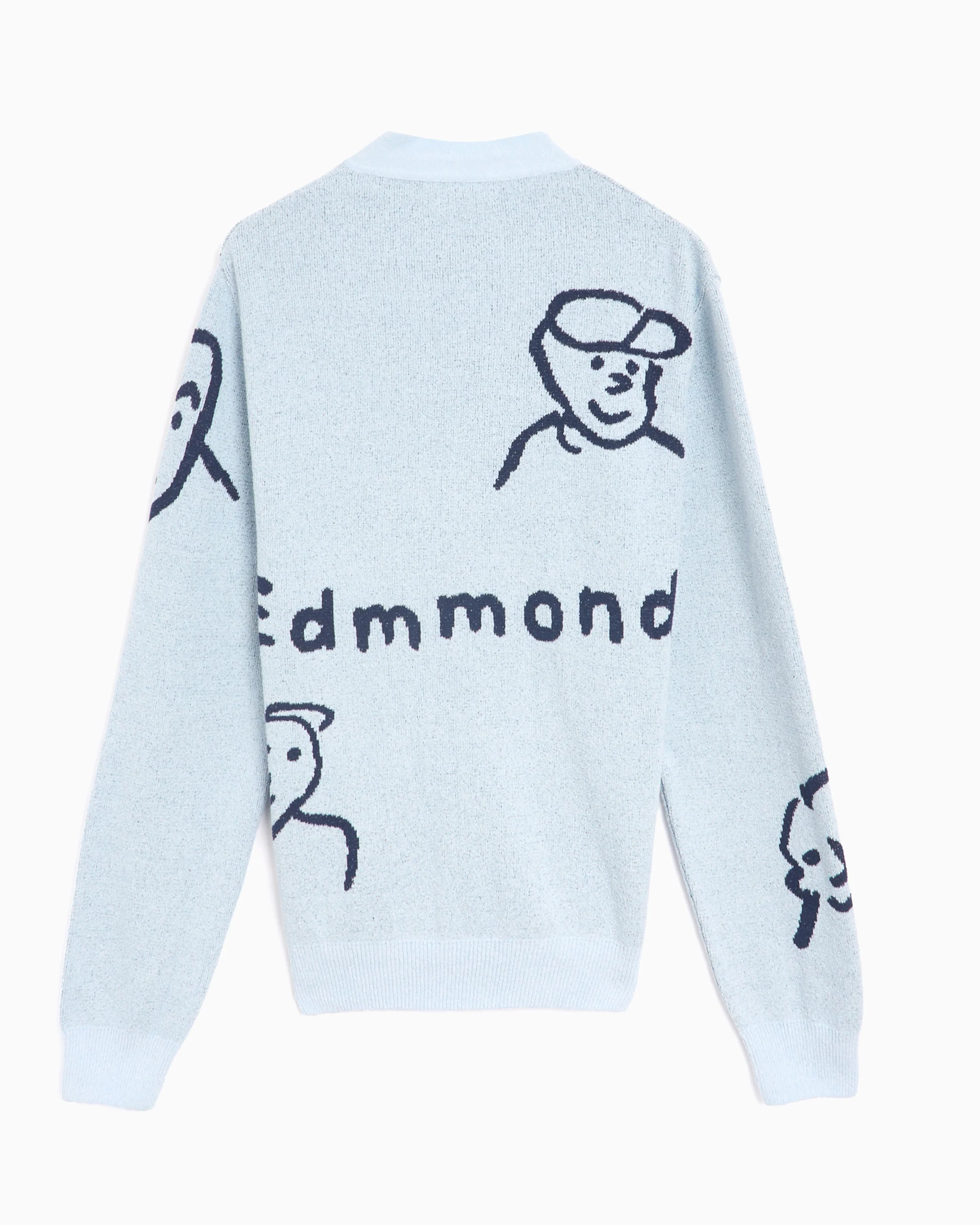Edmmond Studios Men's Knit Cardigan Relaxed Herren-Pullover - Image 3