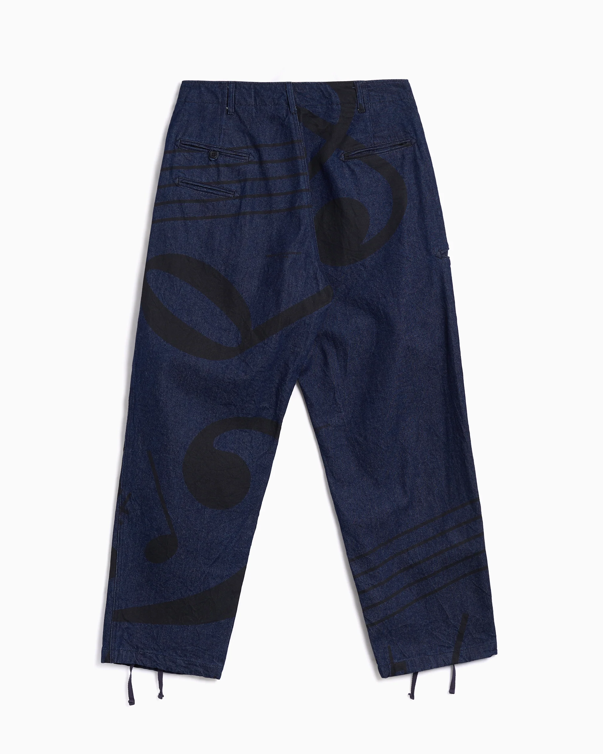 Engineered Garments Indigo Music Note Herren-Chino Jeans - Image 3