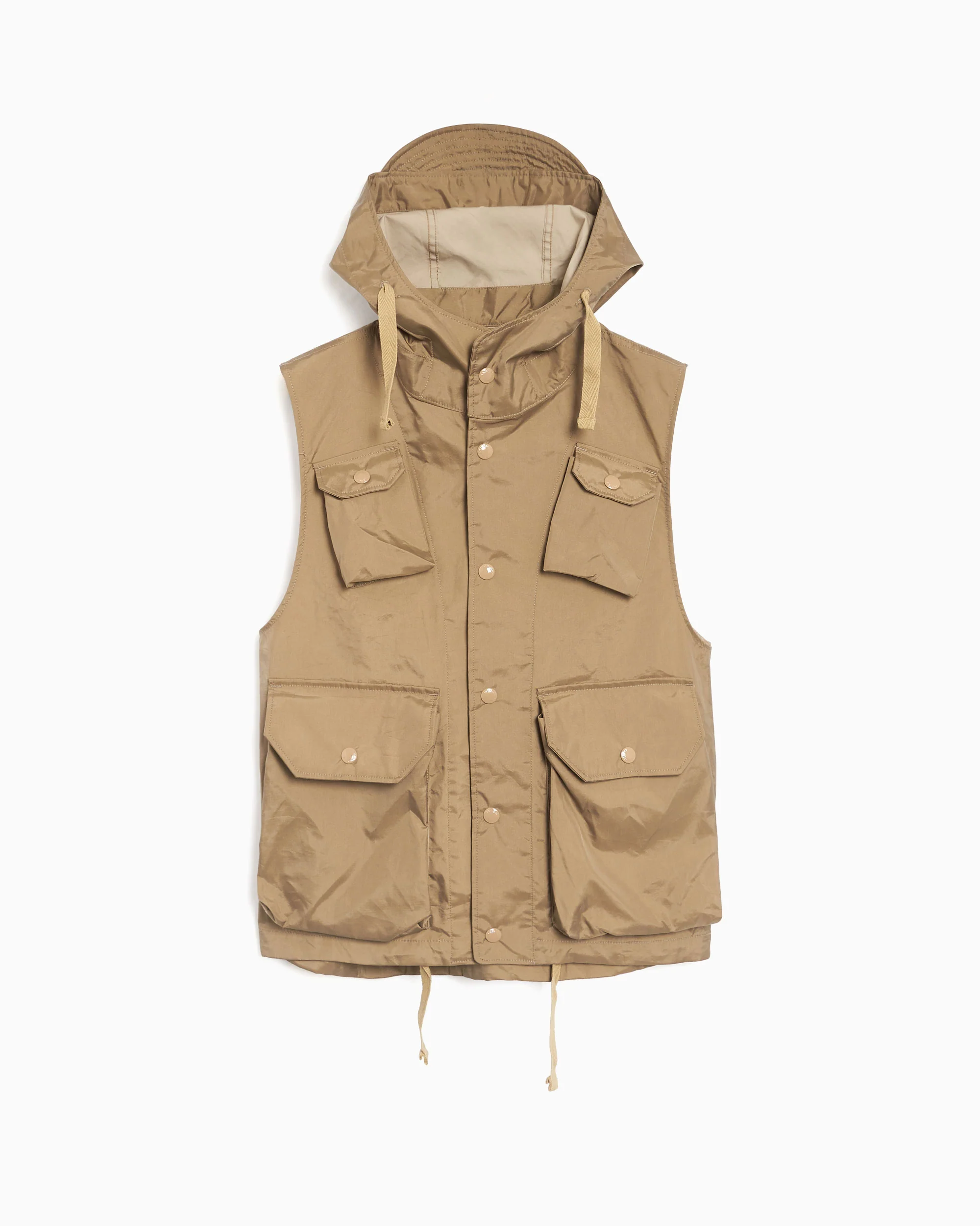 Engineered Garments Men's 3 Layers Nyco Cloth Field Vest Herren-Weste