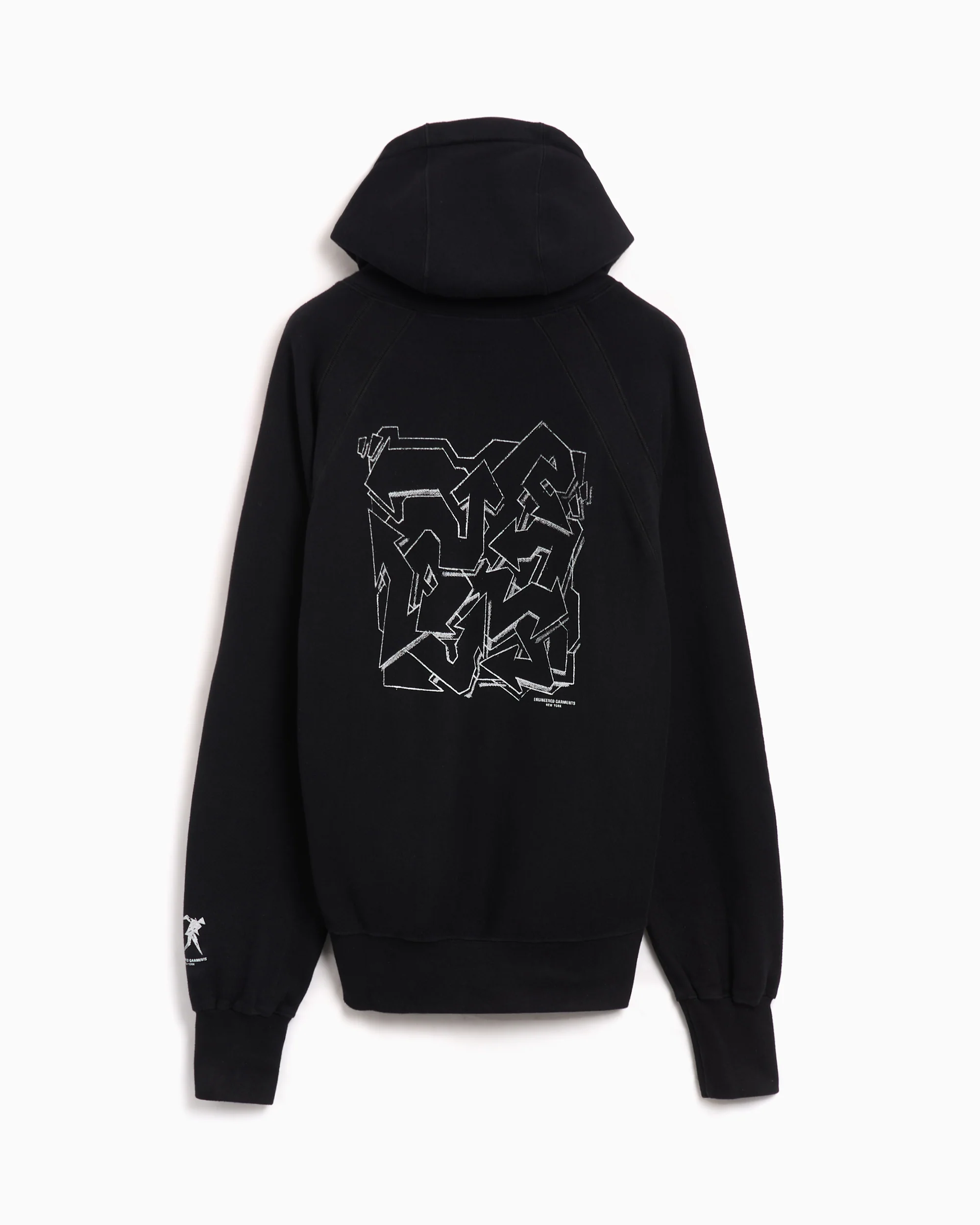 Engineered Garments Printed Raglan Men's Hoodie Herren-Hoodie - Image 3