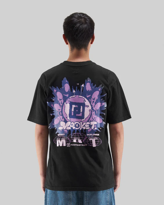 X MARKET FOOTDISTRICT x MARKET Worldwide Unisex T-Shirt Unisex T-Shirt - Image 7