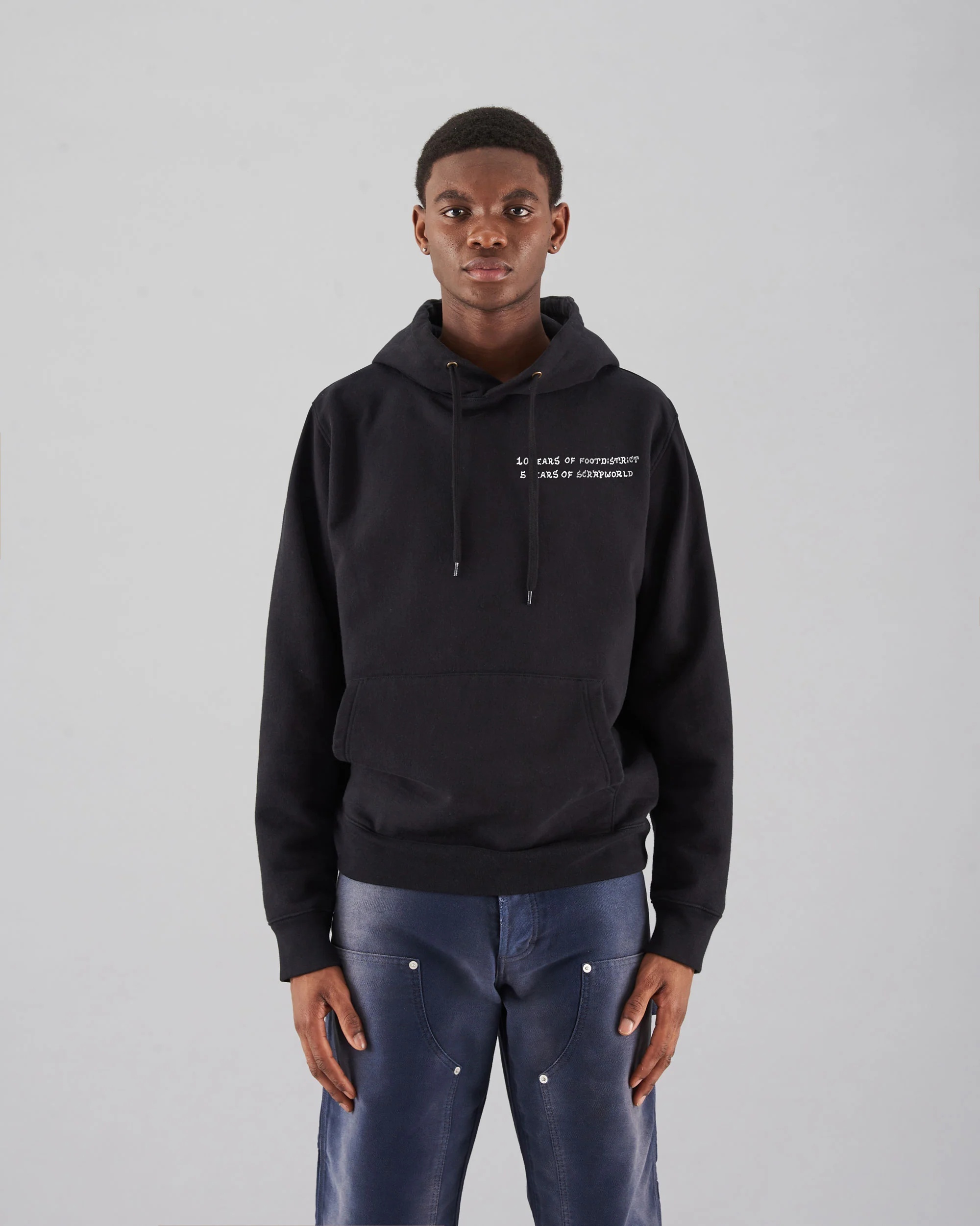 X ScrapWorld FOOTDISTRICT x ScrapWorld Logo Unisex Hoodie Unisex Hoodie - Image 3