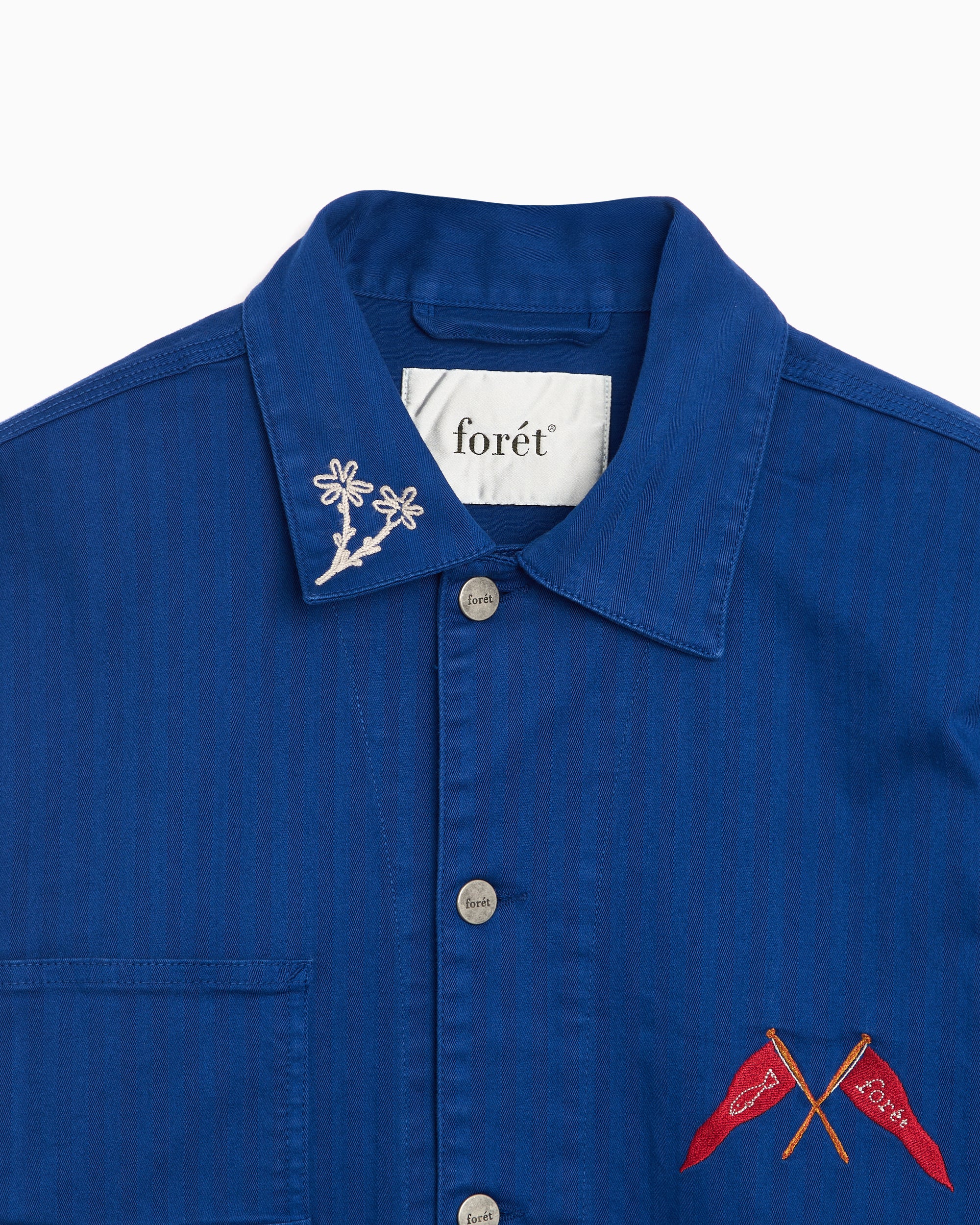 forét Forager Herren-Overshirt mit bestickt - Image 2