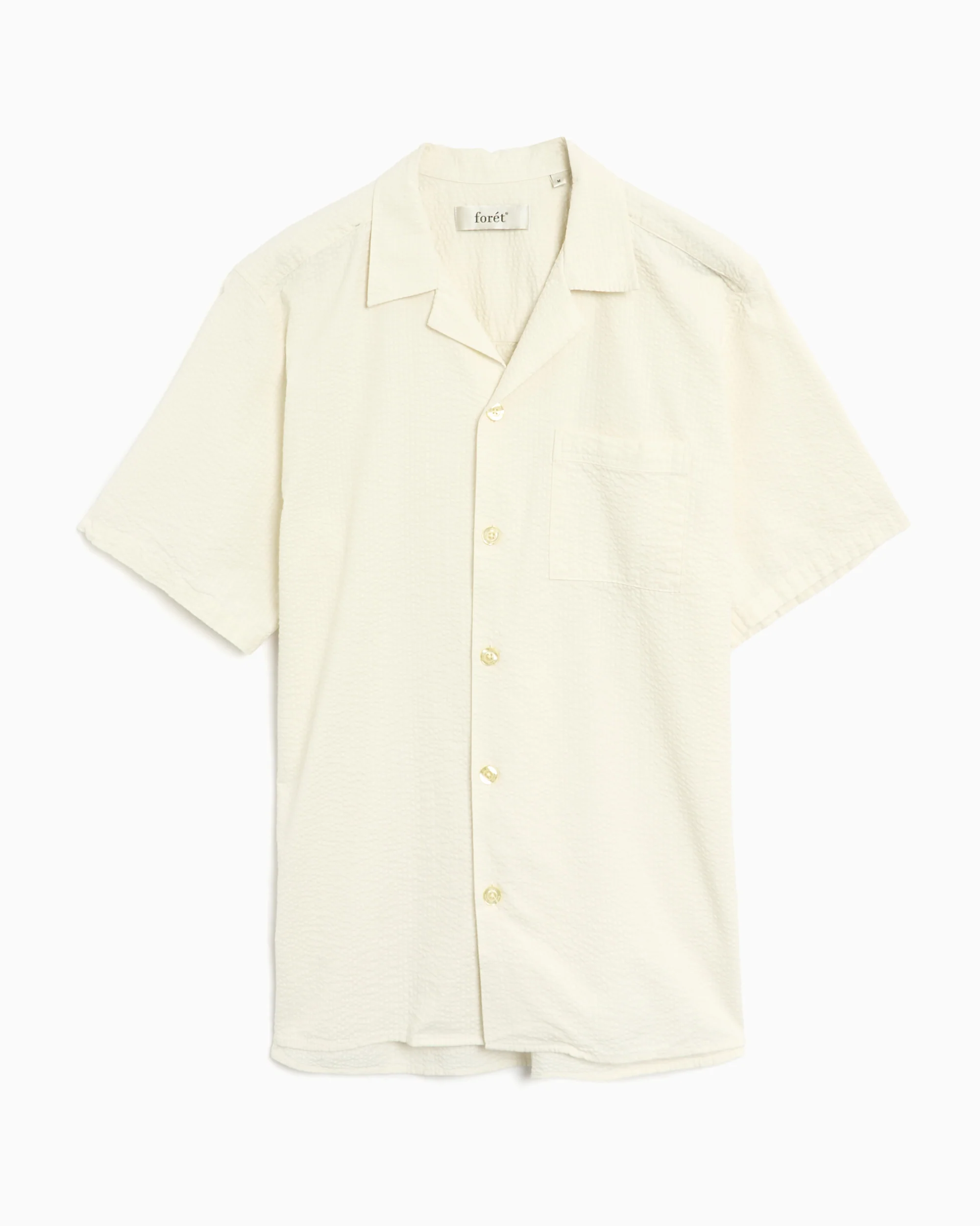 Forét Hush Seersucker Men's Shirt Herren-Hemd