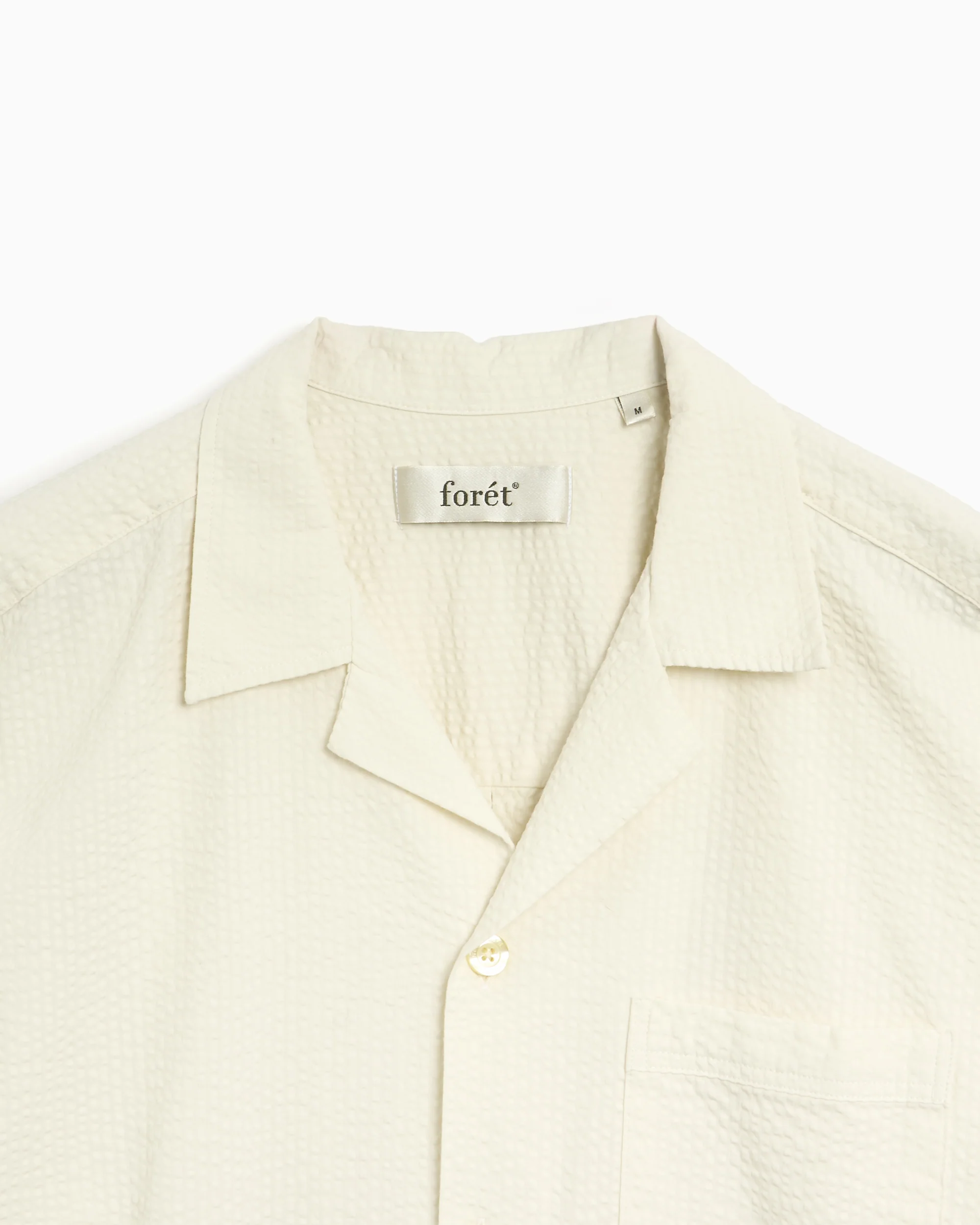 Forét Hush Seersucker Men's Shirt Herren-Hemd - Image 4
