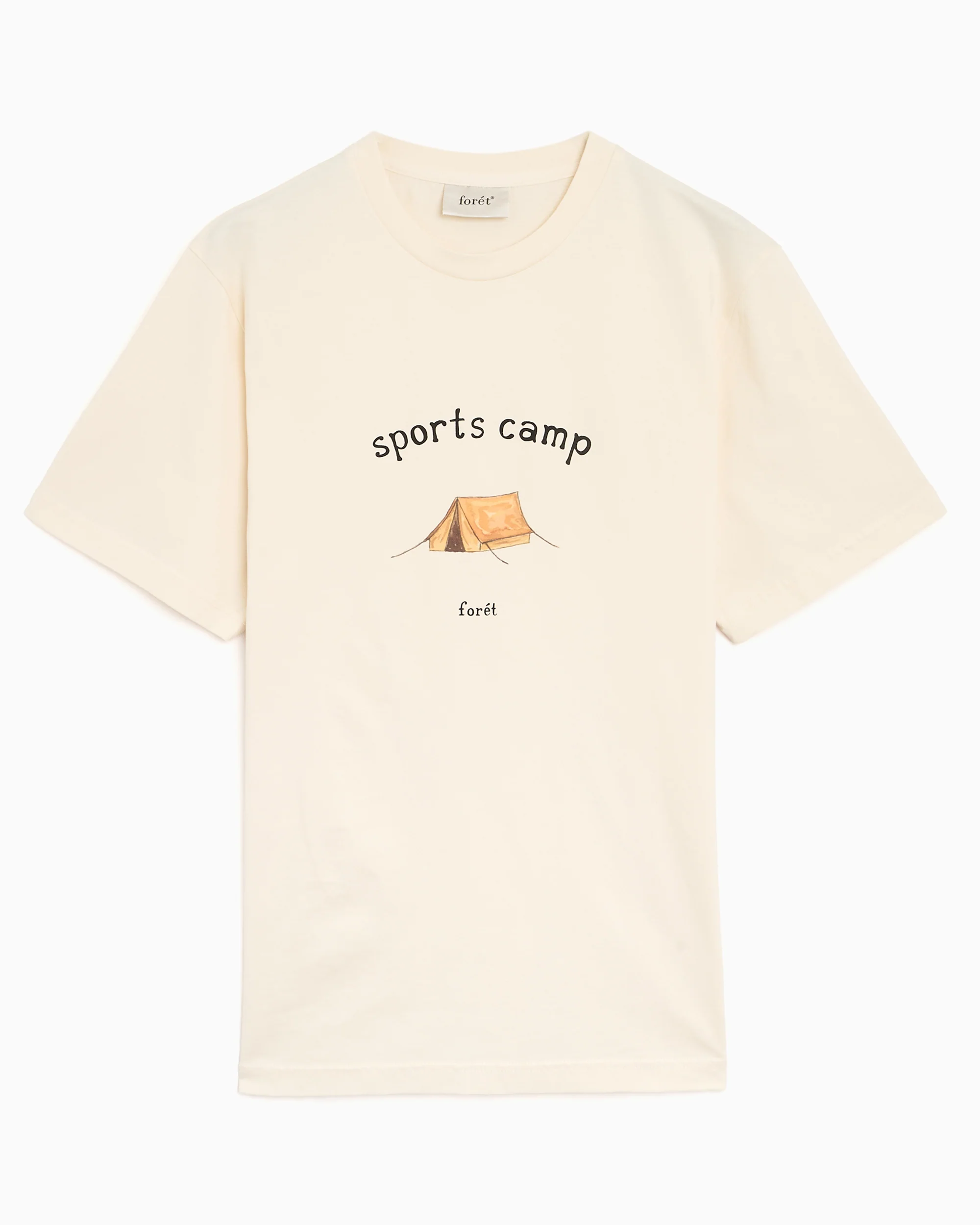 forét Sports Camp Herren-T-Shirt mit Grafik