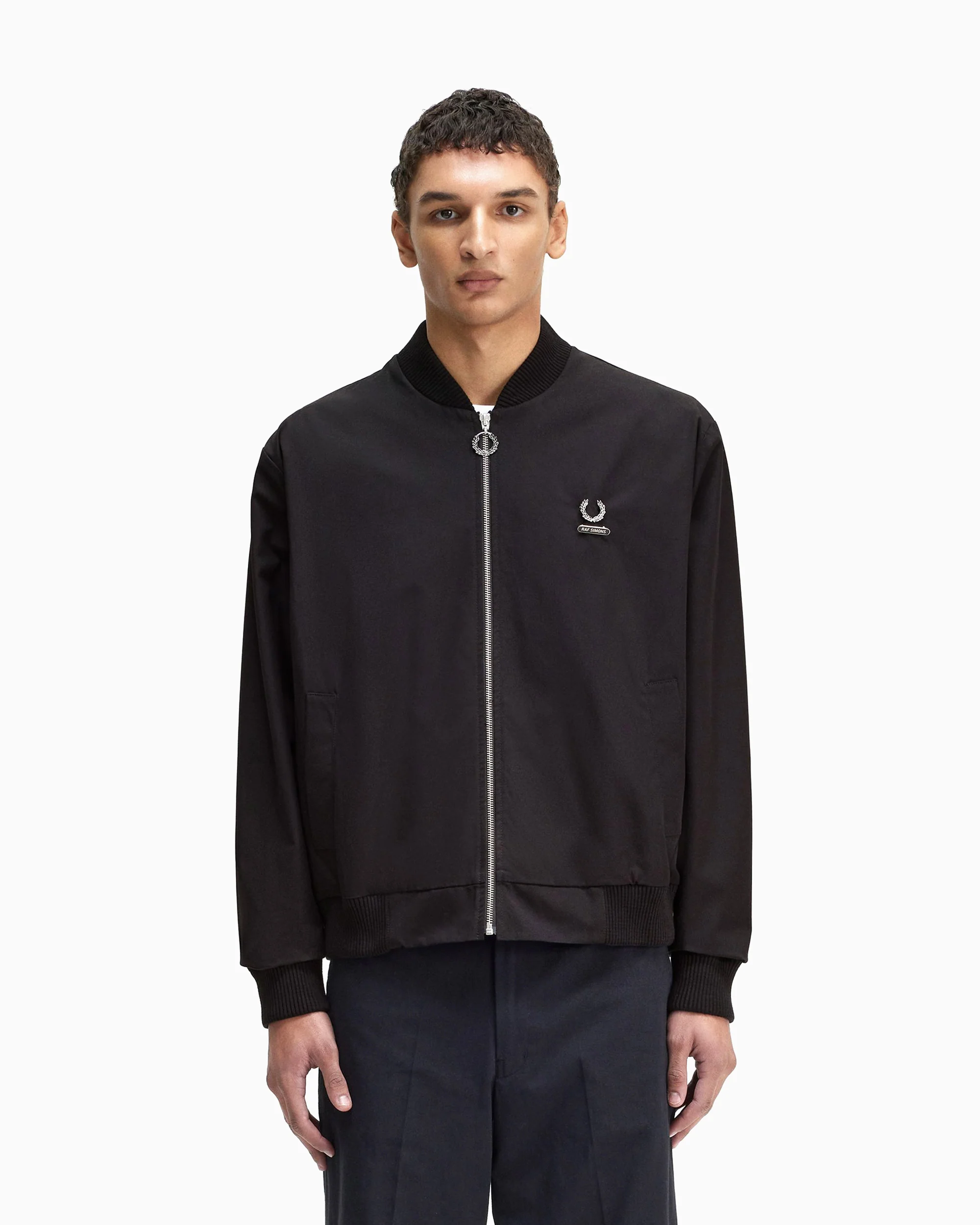 X Raf Simons Fred Perry x Raf Simons Printed Men's Bomber Herren-Bomberjacke - Image 2
