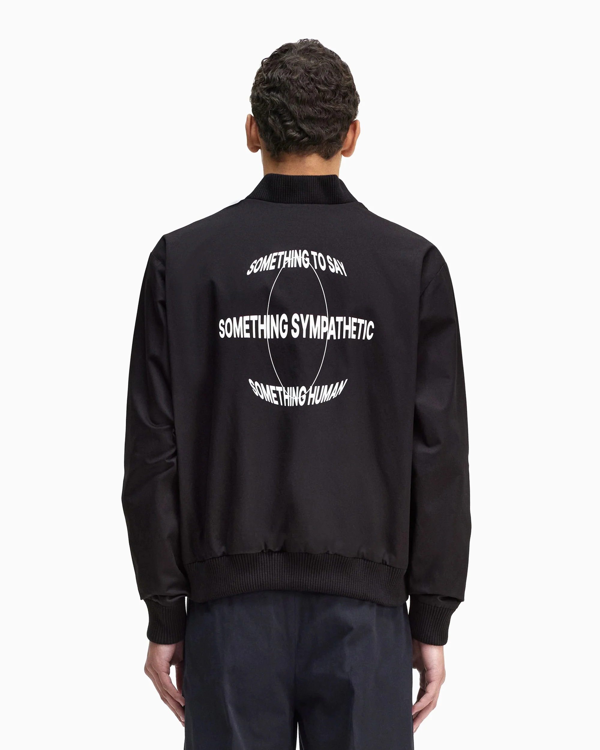 X Raf Simons Fred Perry x Raf Simons Printed Men's Bomber Herren-Bomberjacke - Image 4