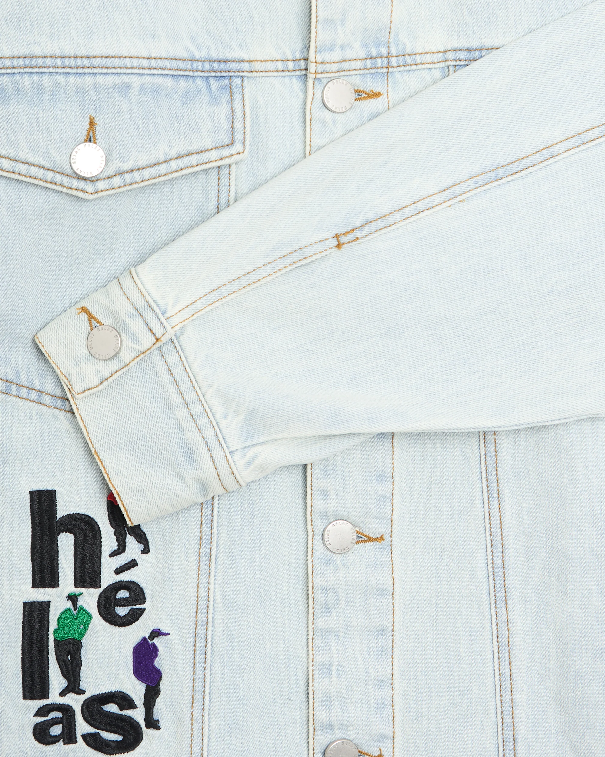 Hélas. Jazzy Herren-Denimjacke mit bestickt - Image 6