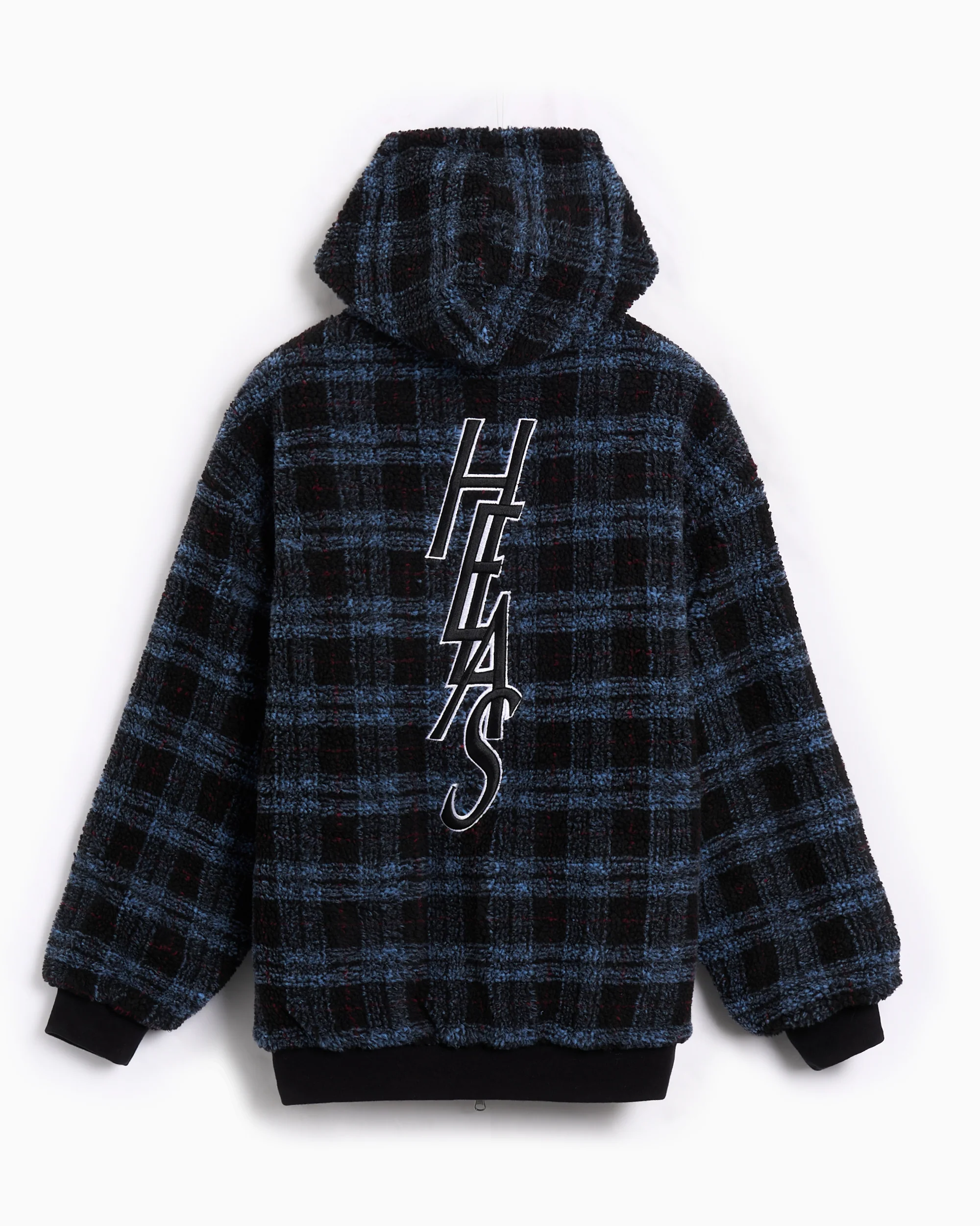 Hélas. Ocaro Relaxed Herren-Sweatshirt mit Reißverschluss mit Karos - Image 4