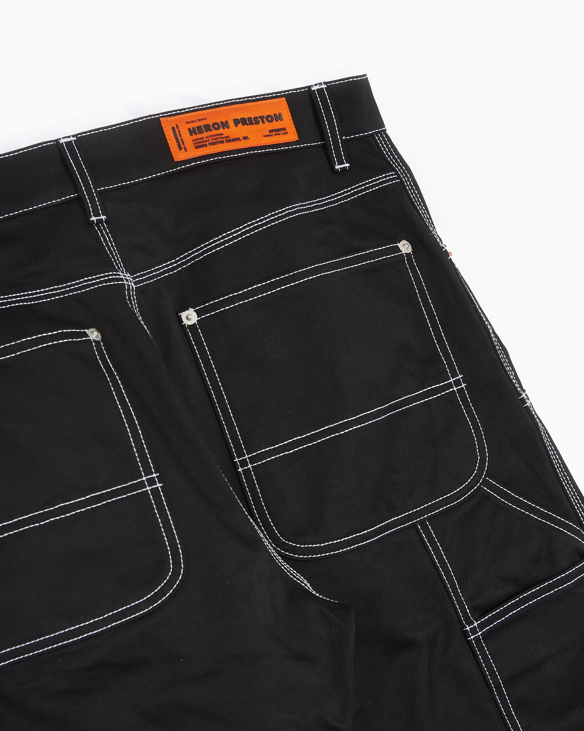 Heron Preston Canvas Carpenter Men's Pants Herren-Hosen - Image 5