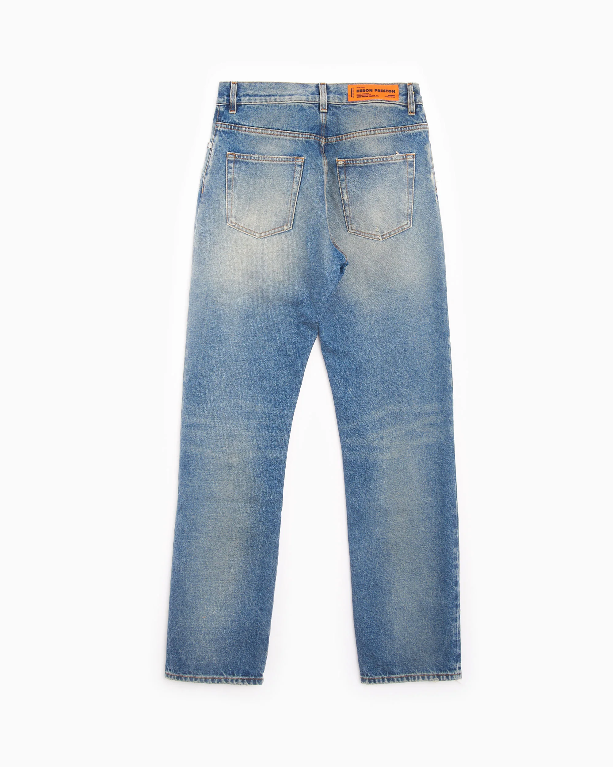 Heron Preston Distressed Regular Men's Pants Herren-Jeans - Image 5