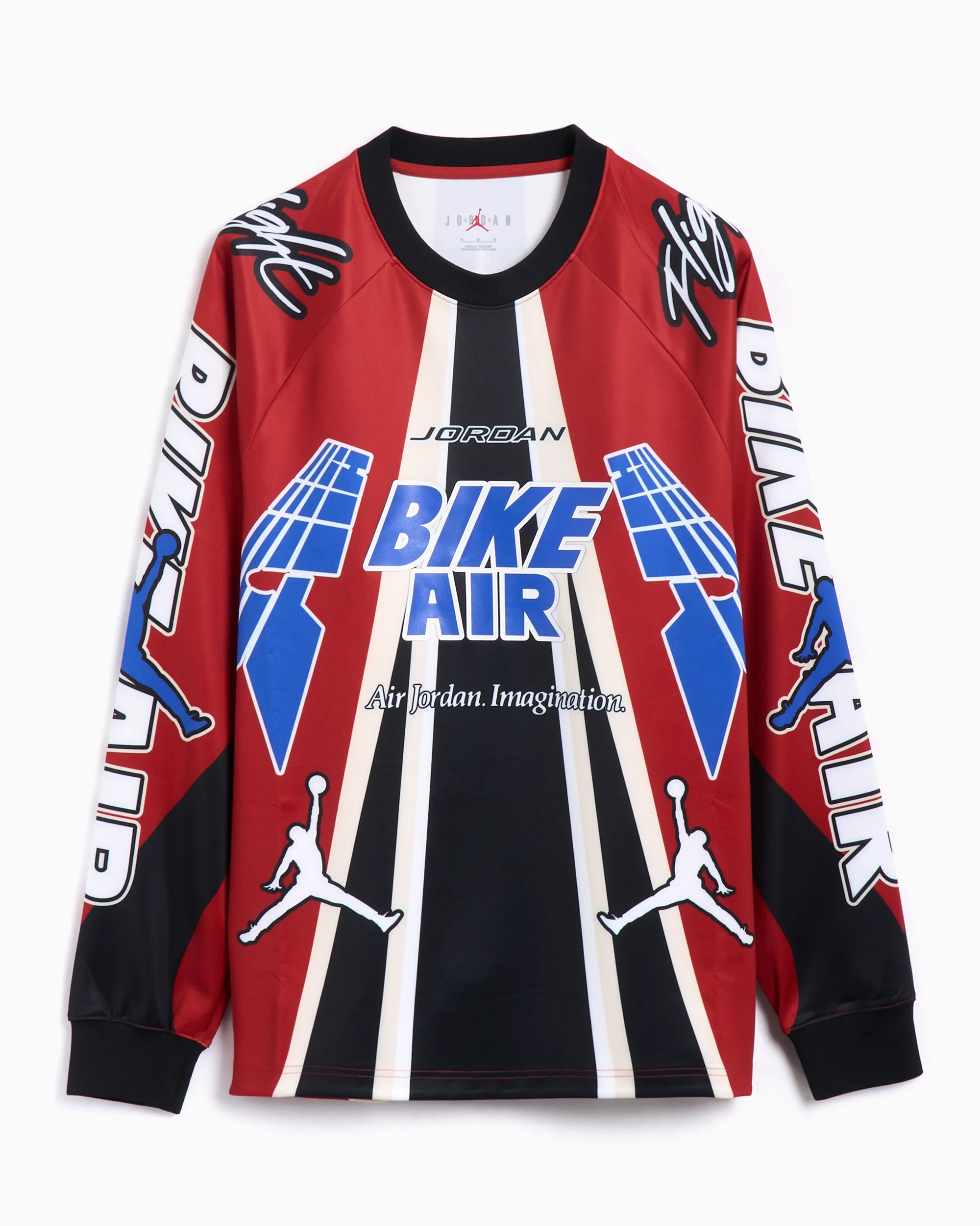Jordan x Nigel Sylvester Bike Men's Long Sleeve T-Shirt Oversize Herren-T-Shirt