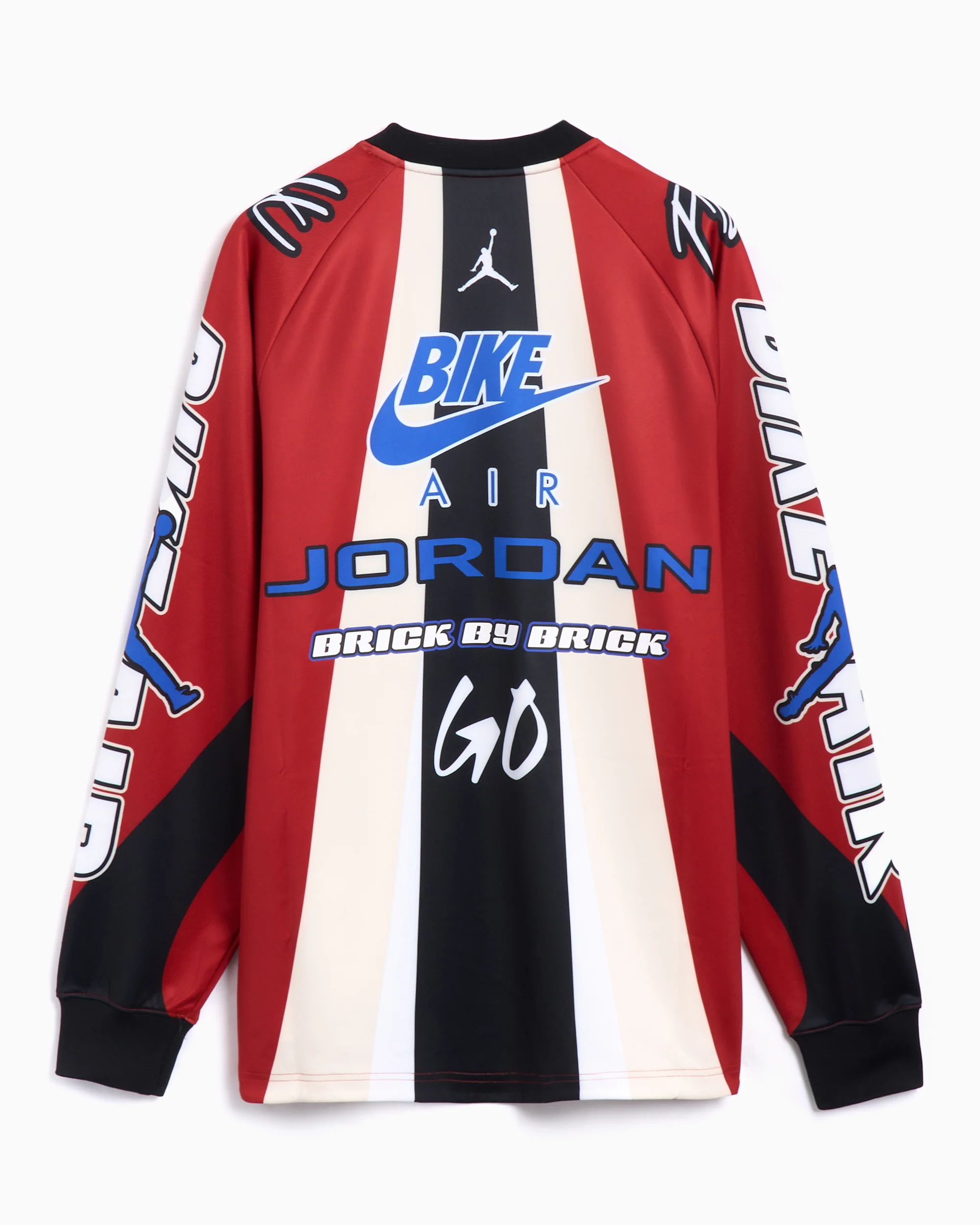 Jordan x Nigel Sylvester Bike Men's Long Sleeve T-Shirt Oversize Herren-T-Shirt - Image 7