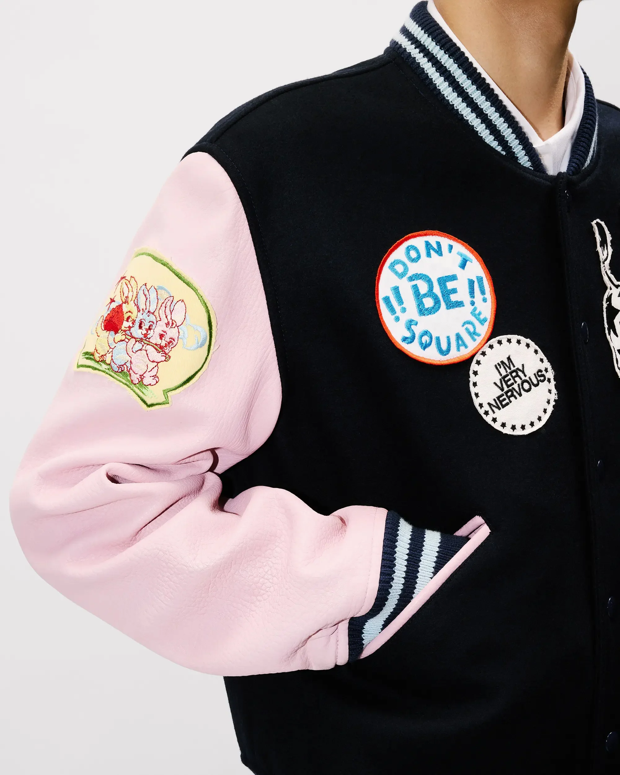 Kenzo "Badges" Boxy Herren-Bomberjacke mit bestickt - Image 6