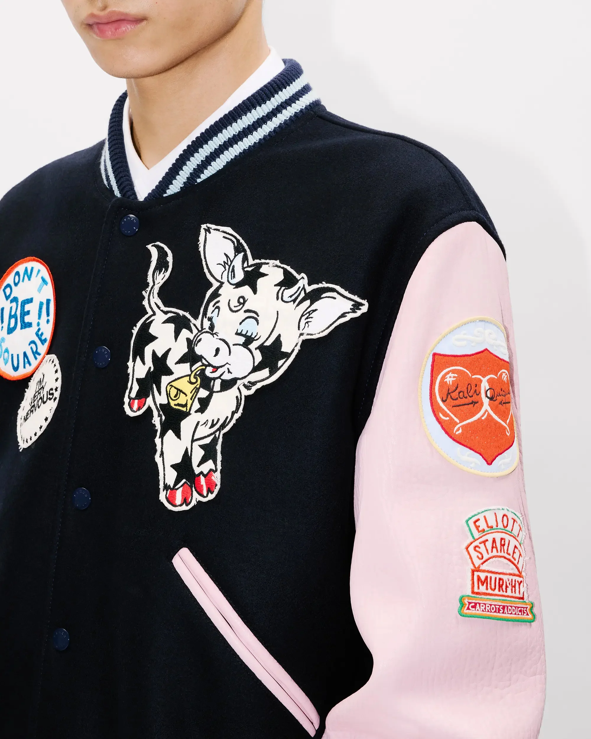Kenzo "Badges" Boxy Herren-Bomberjacke mit bestickt - Image 7