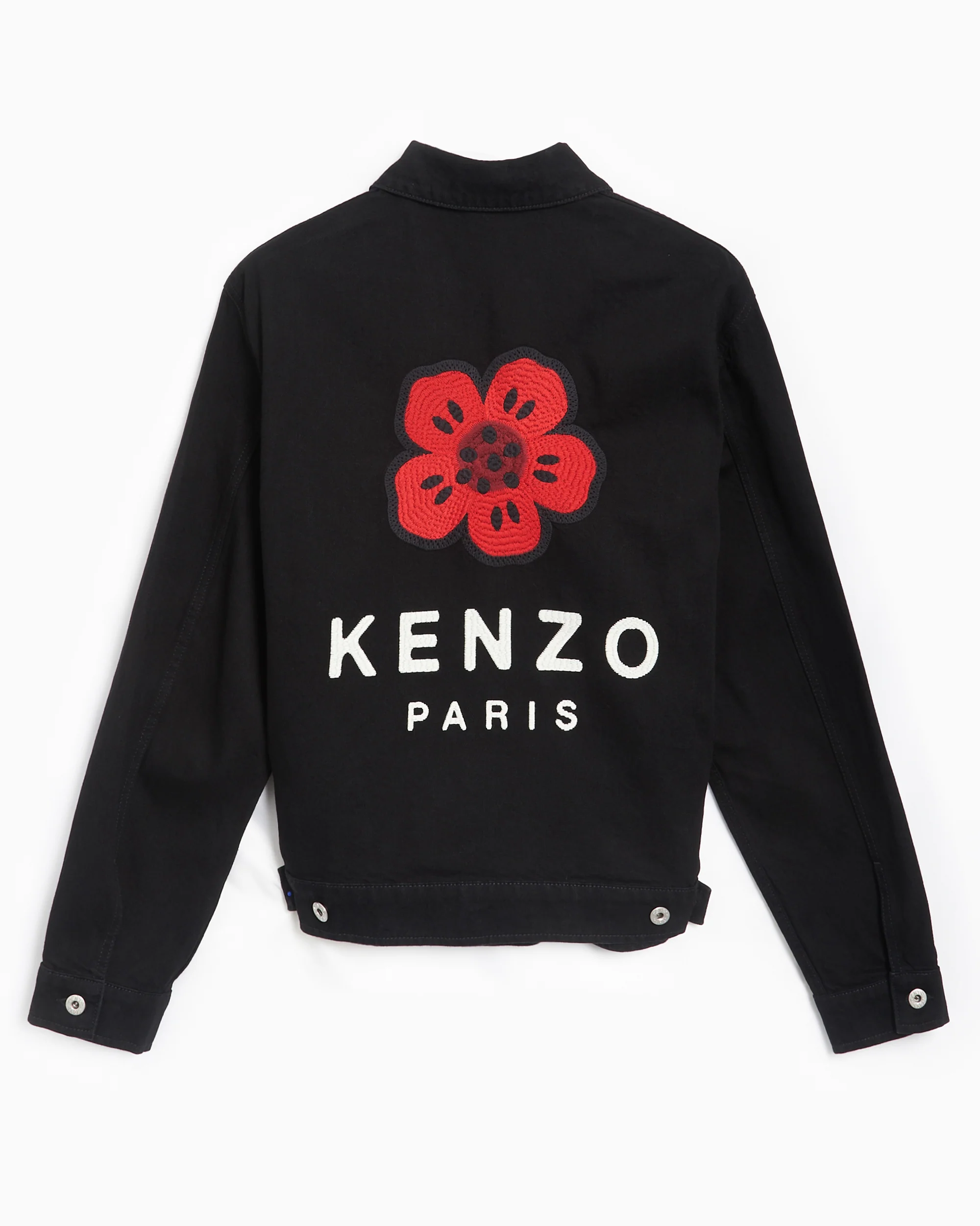 Kenzo 'Boke Flower' Men's Embroidered Trucker Jacket Herren-Overshirt - Image 3